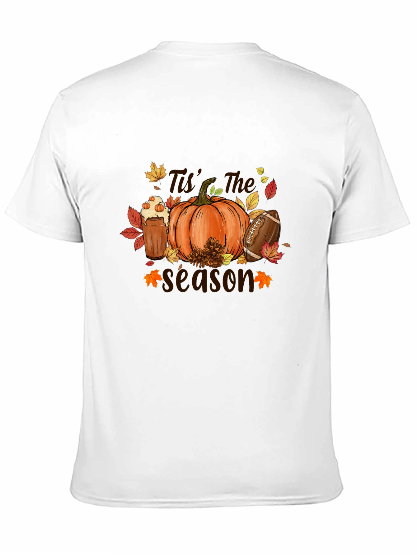 Black Fall Season T-Shirt view 11