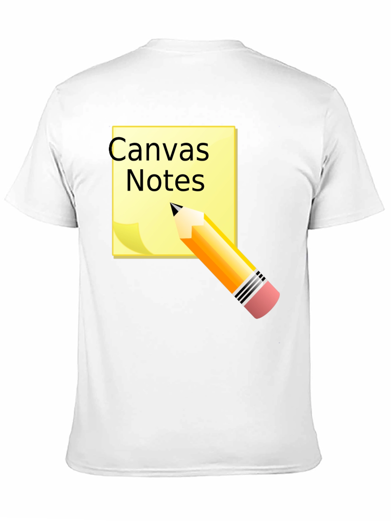 Black Canvas Notes Graphic Tee view 11