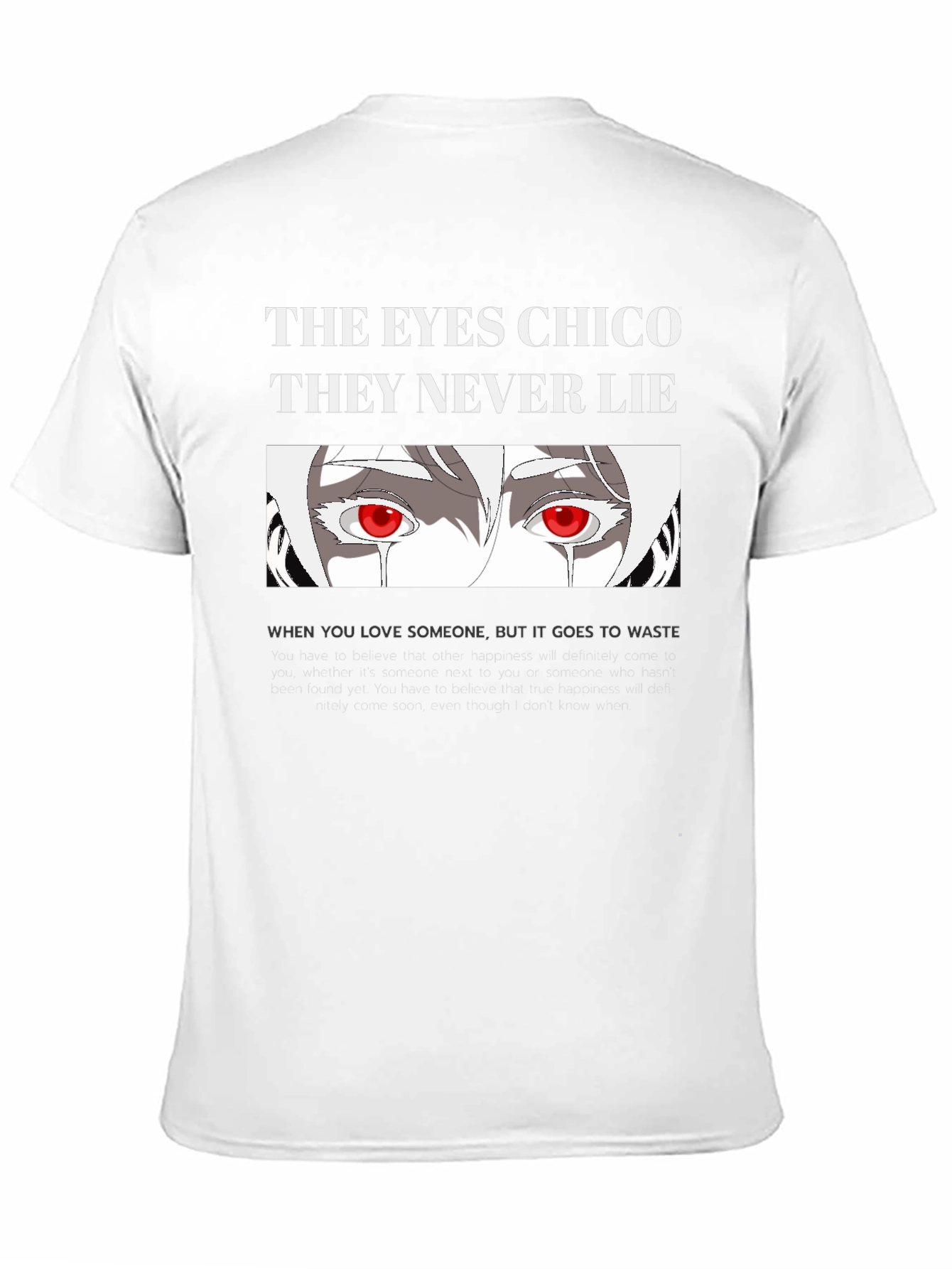 Black The Eyes Chico T-Shirt - Never Lie Graphic Tee view 11