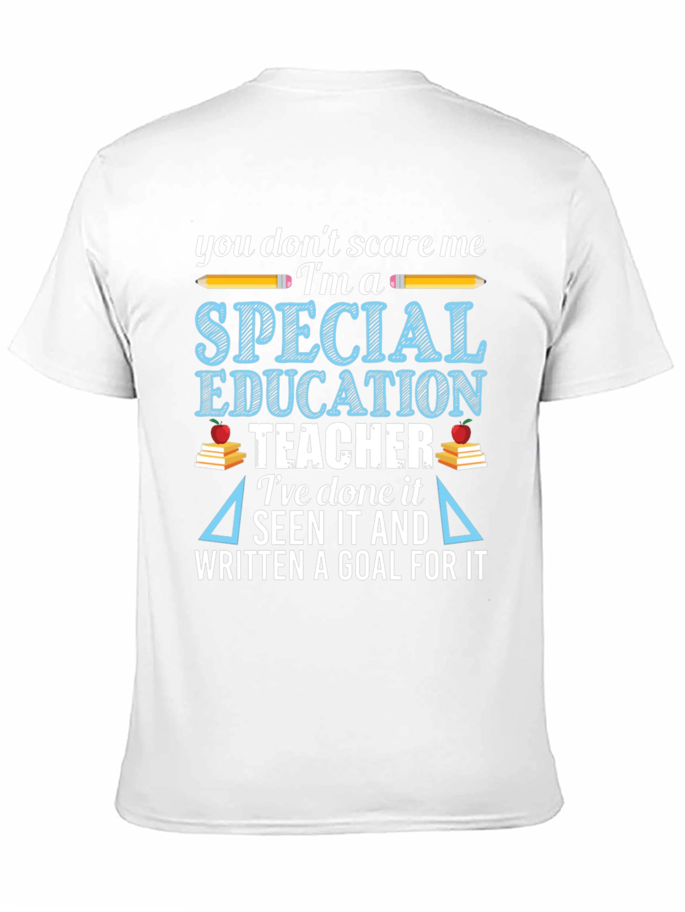 Black Special Education Teacher T-Shirt view 11