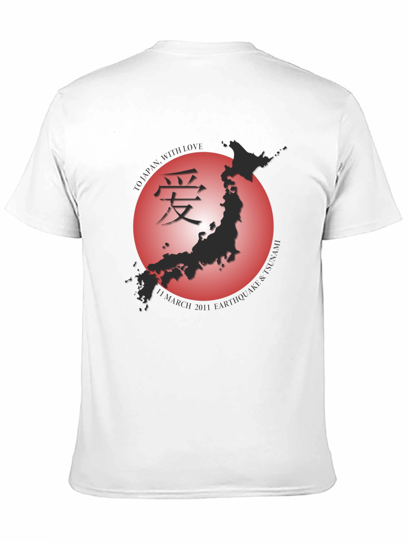 Black Japan Earthquake T-Shirt - Limited Edition view 11