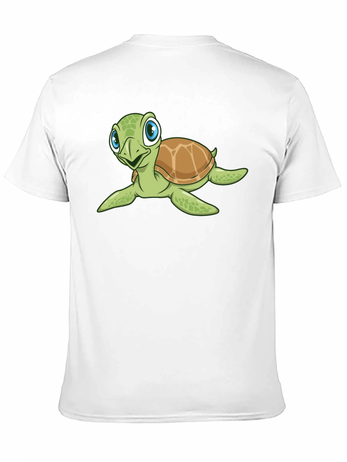 Black Turtle Graphic Tee - Black Cotton T-Shirt view 11