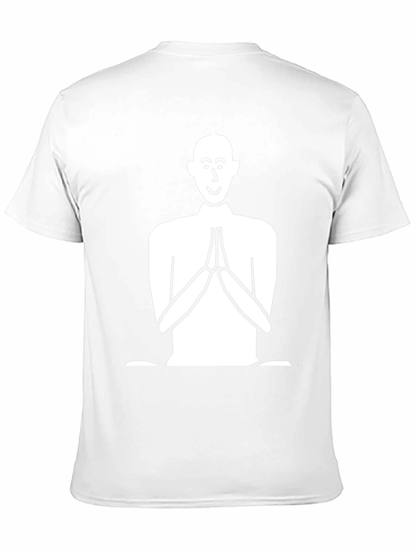 Black Namaste Graphic Tee - Black Crew Neck T-Shirt view 11