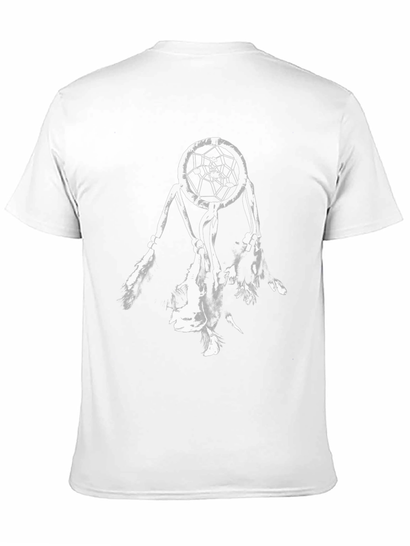 Black Dreamcatcher Graphic Tee - Black Cotton Blend view 11