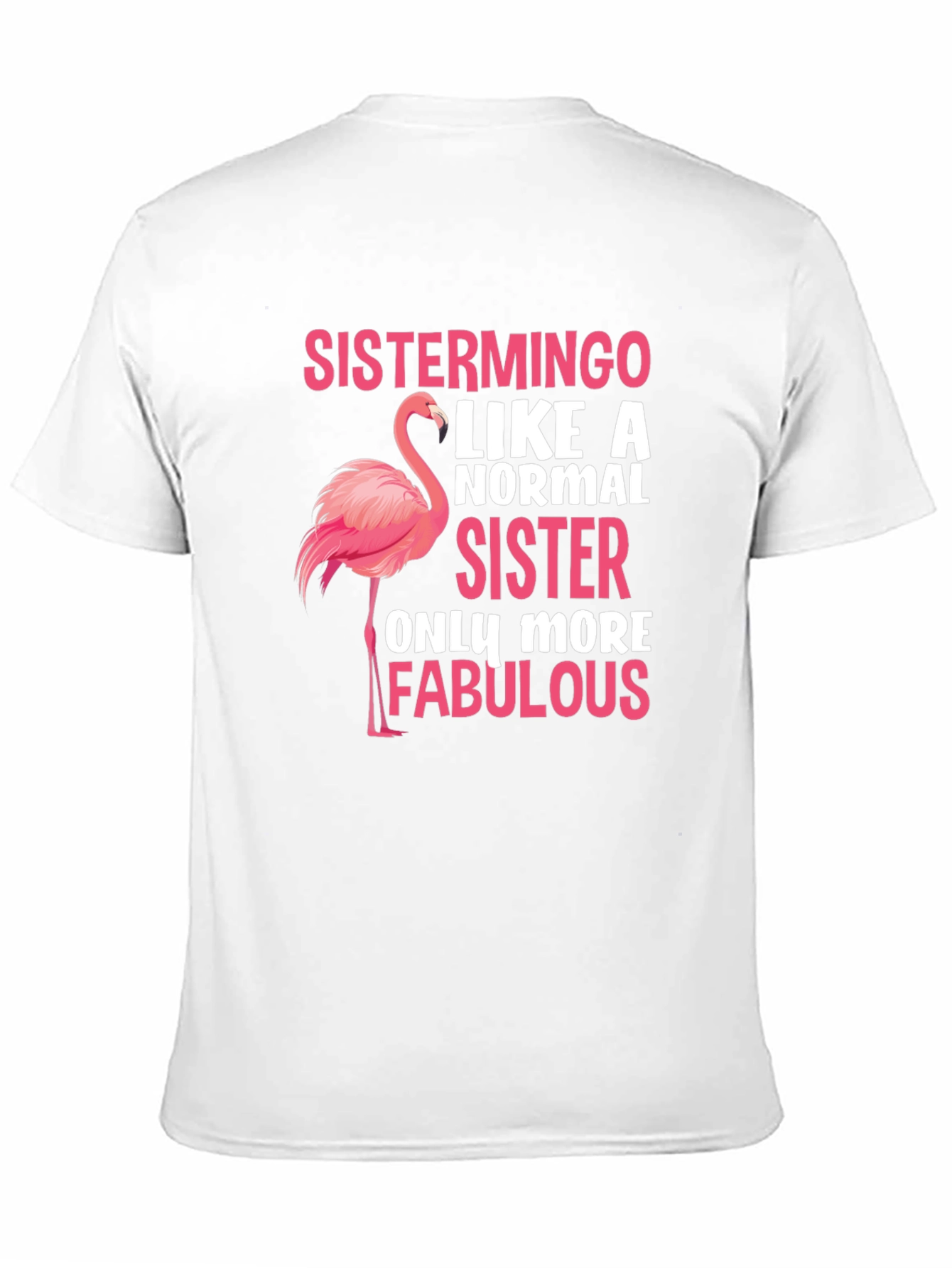 Sistermingo T-Shirt - Flamingo Sister Tee - 11
