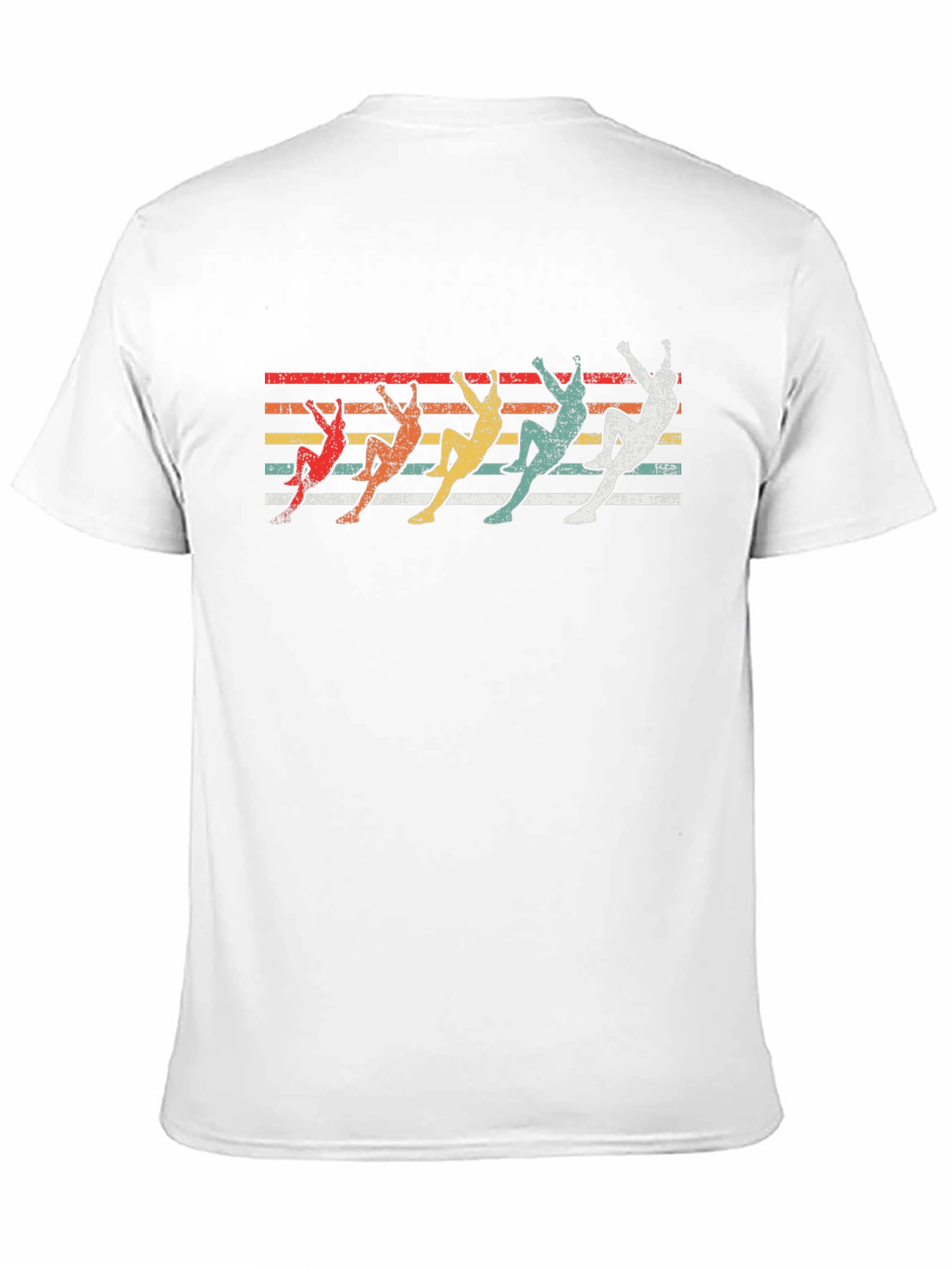 Black Retro Climbing T-Shirt - Vintage Rock Climber Design view 11