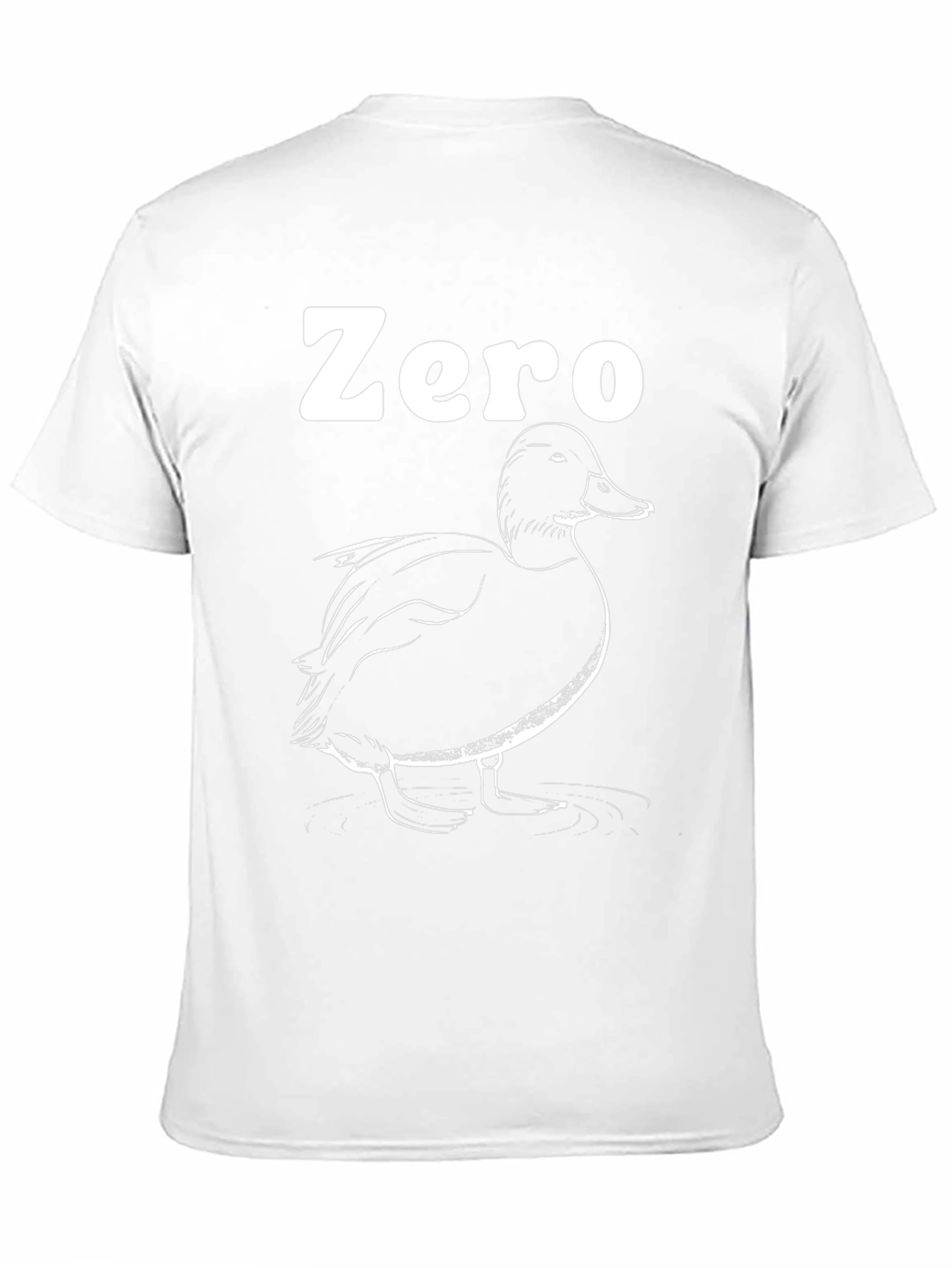 Black Zero Duck Given T-Shirt - Black view 11