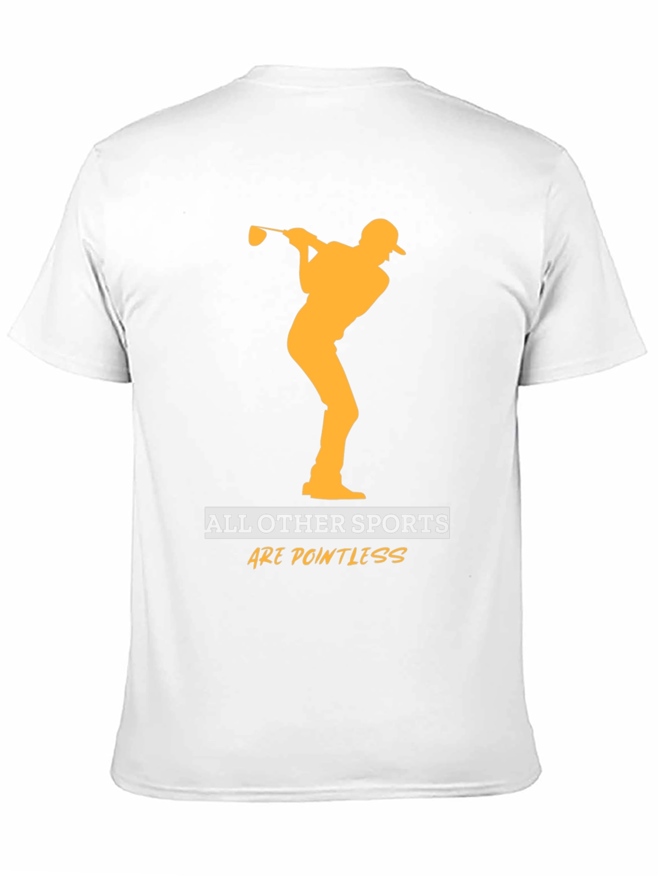 Black Golf Lover T-Shirt: All Other Sports Are Pointless! view 11