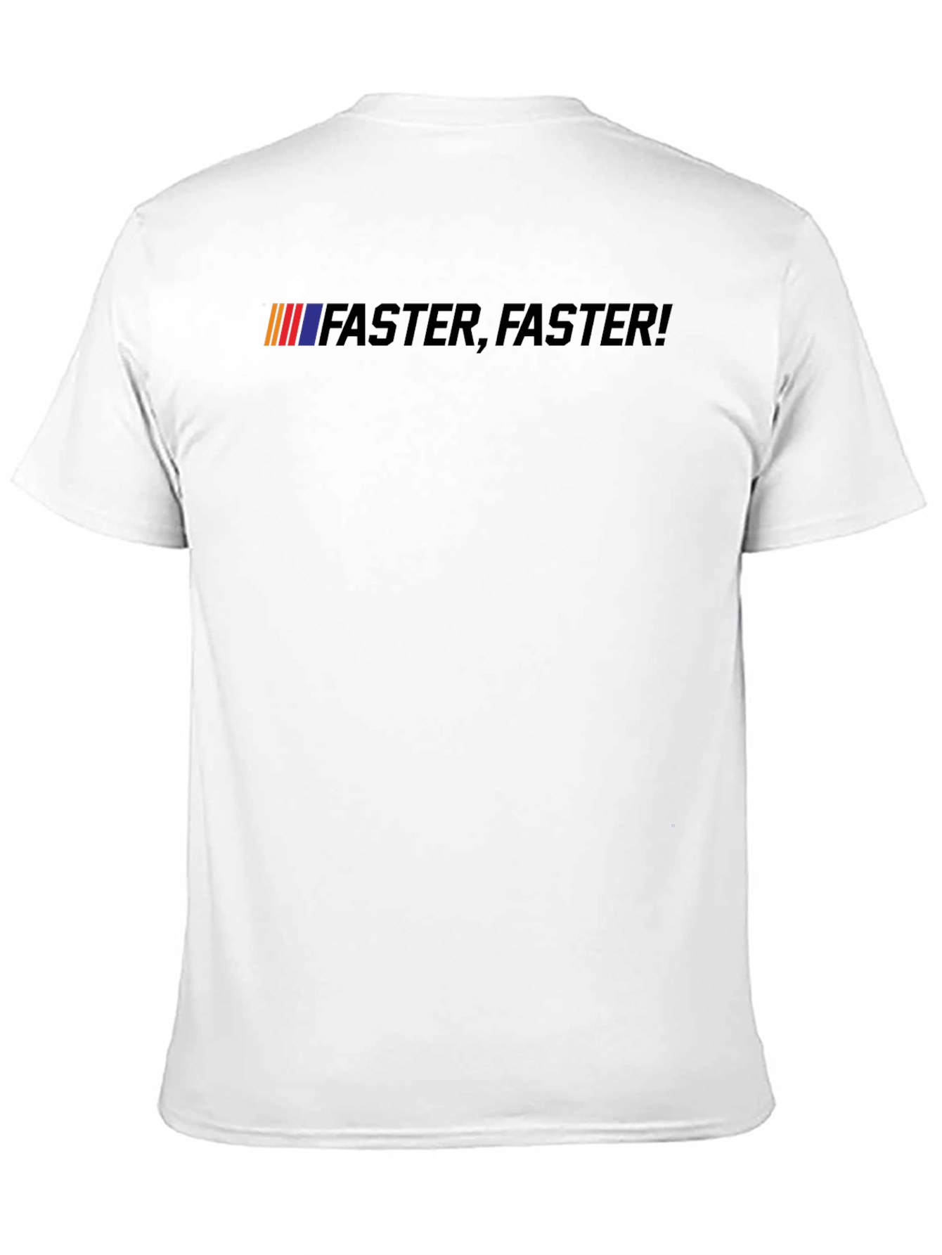 Black Faster, Faster! Black Graphic Tee view 11