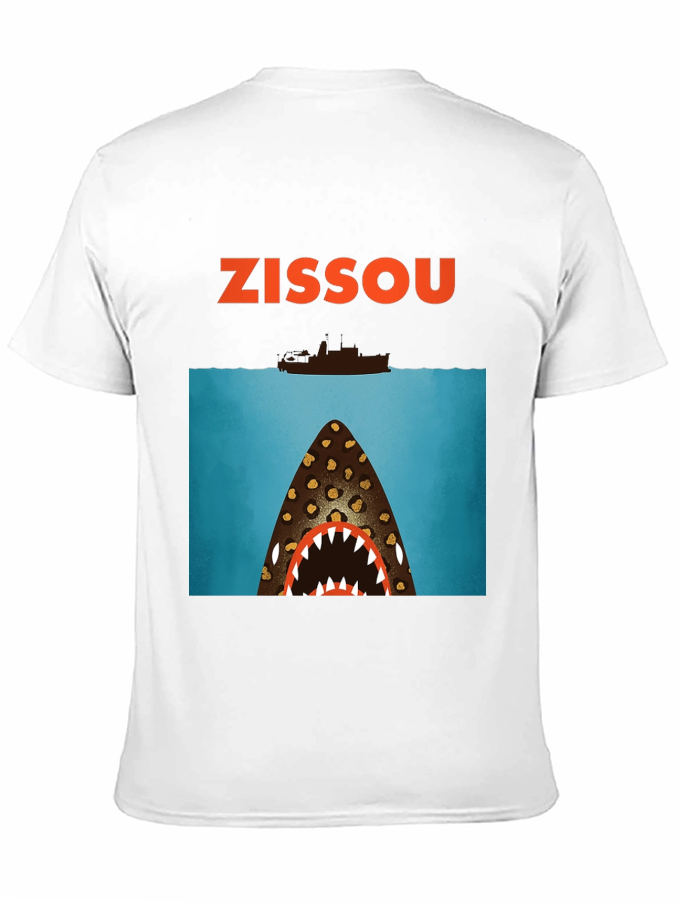 Black Zissou Shark Graphic Tee view 11
