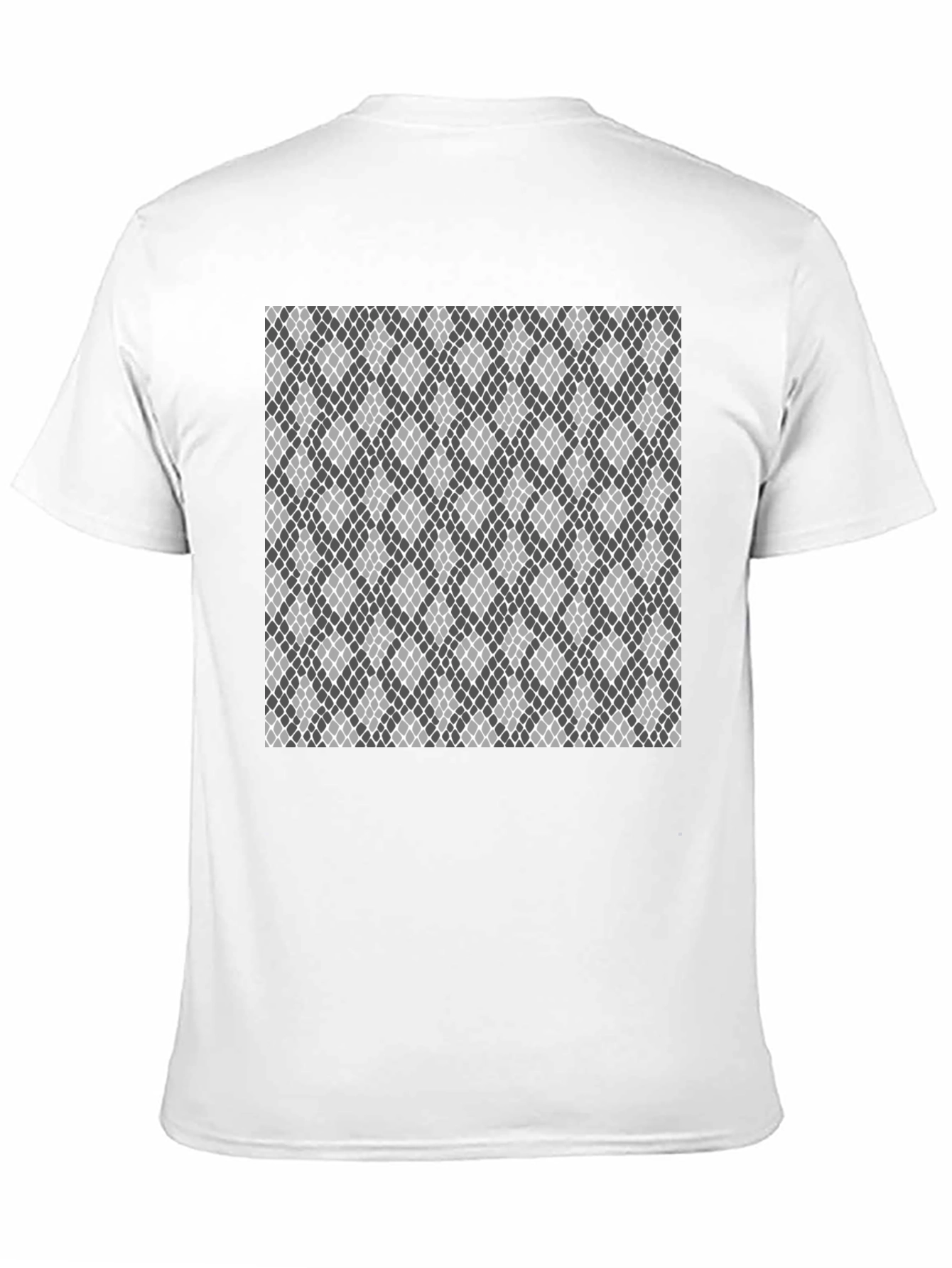 Black Geometric Patterned Tee view 11