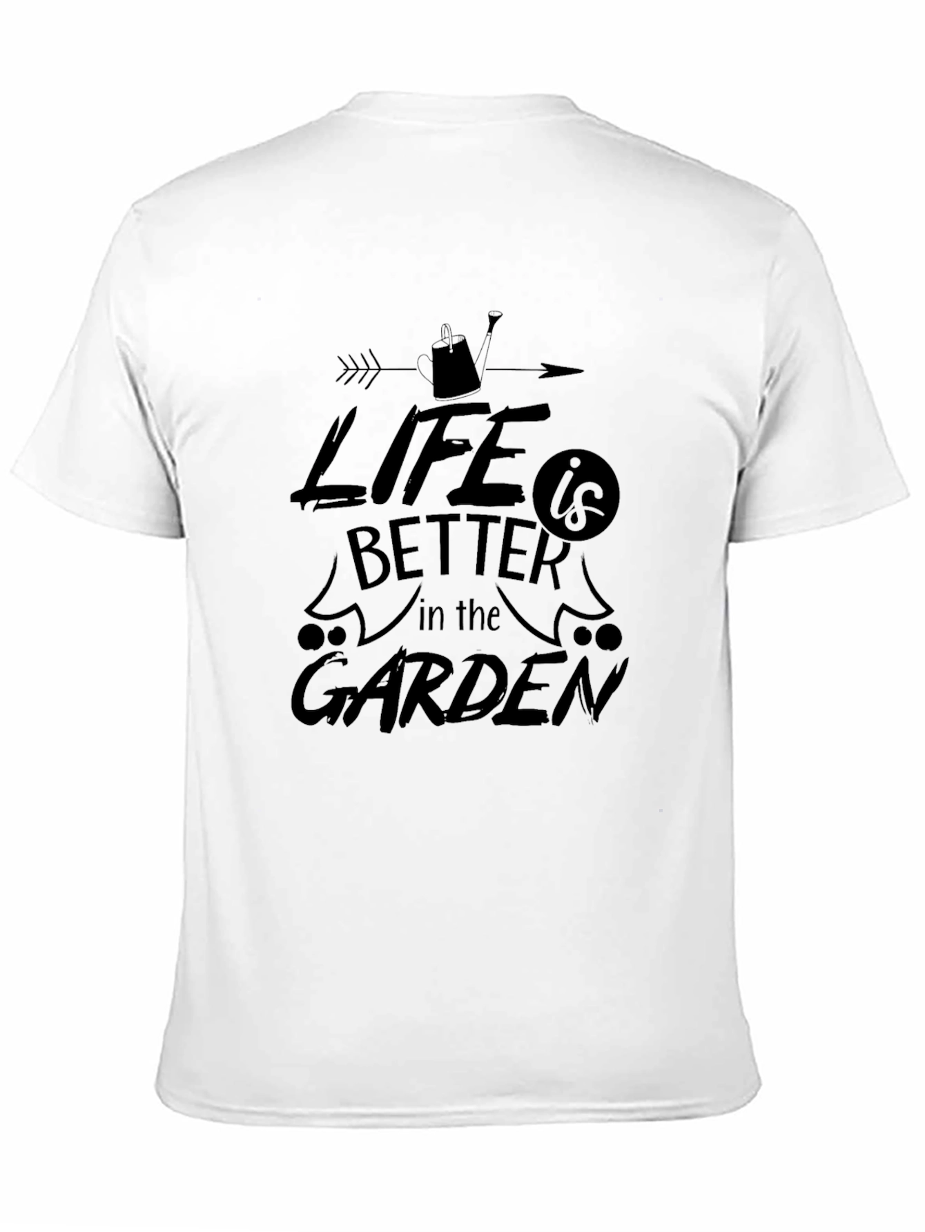 Black Life is Better in the Garden Black Tee view 11