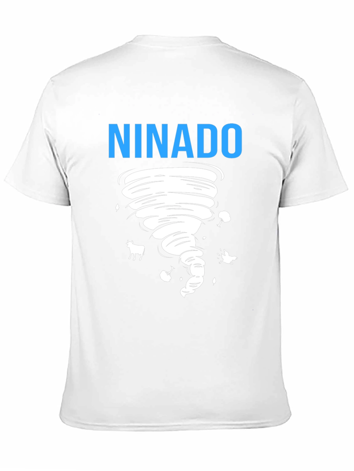 Black Ninado Tornado Graphic Black T-Shirt view 11