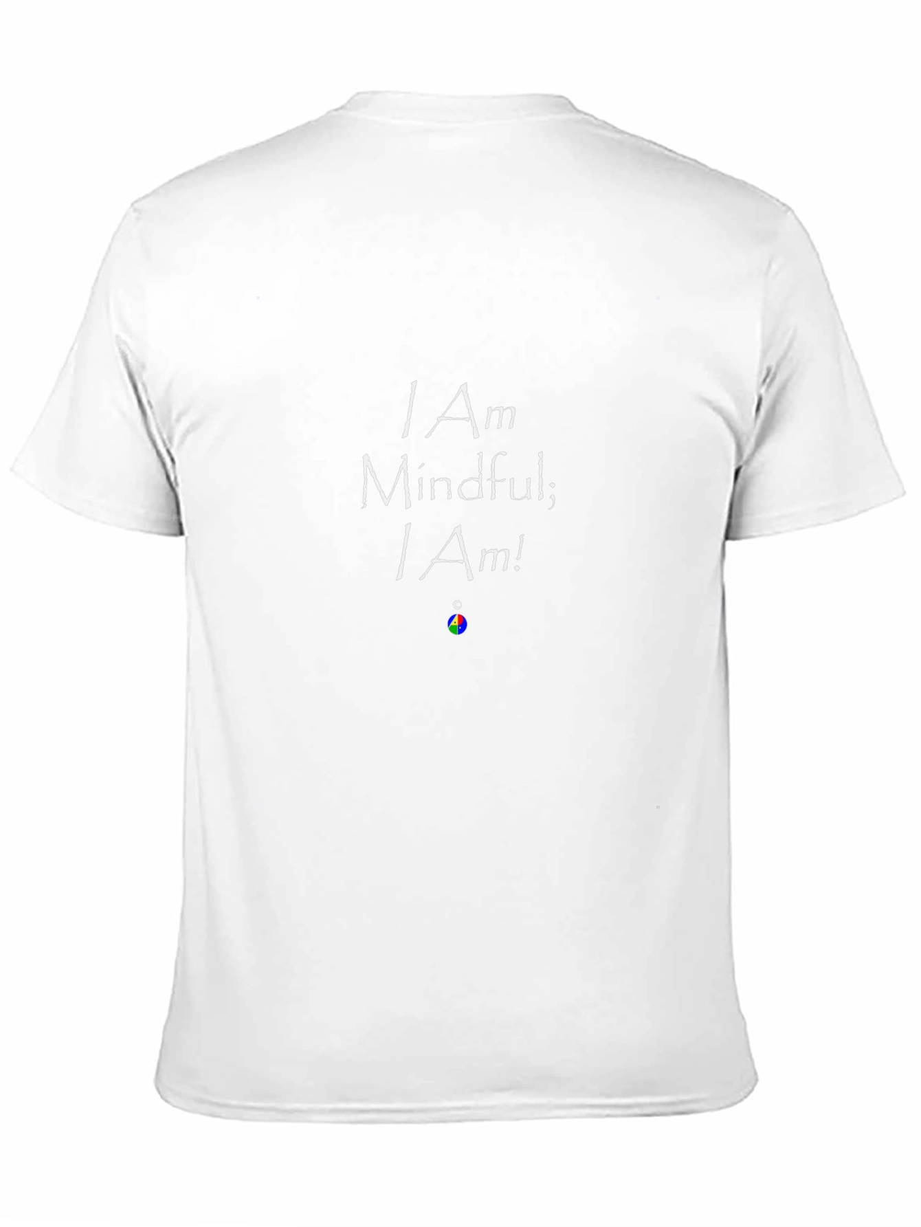 Black Mindful Statement Black T-Shirt view 11