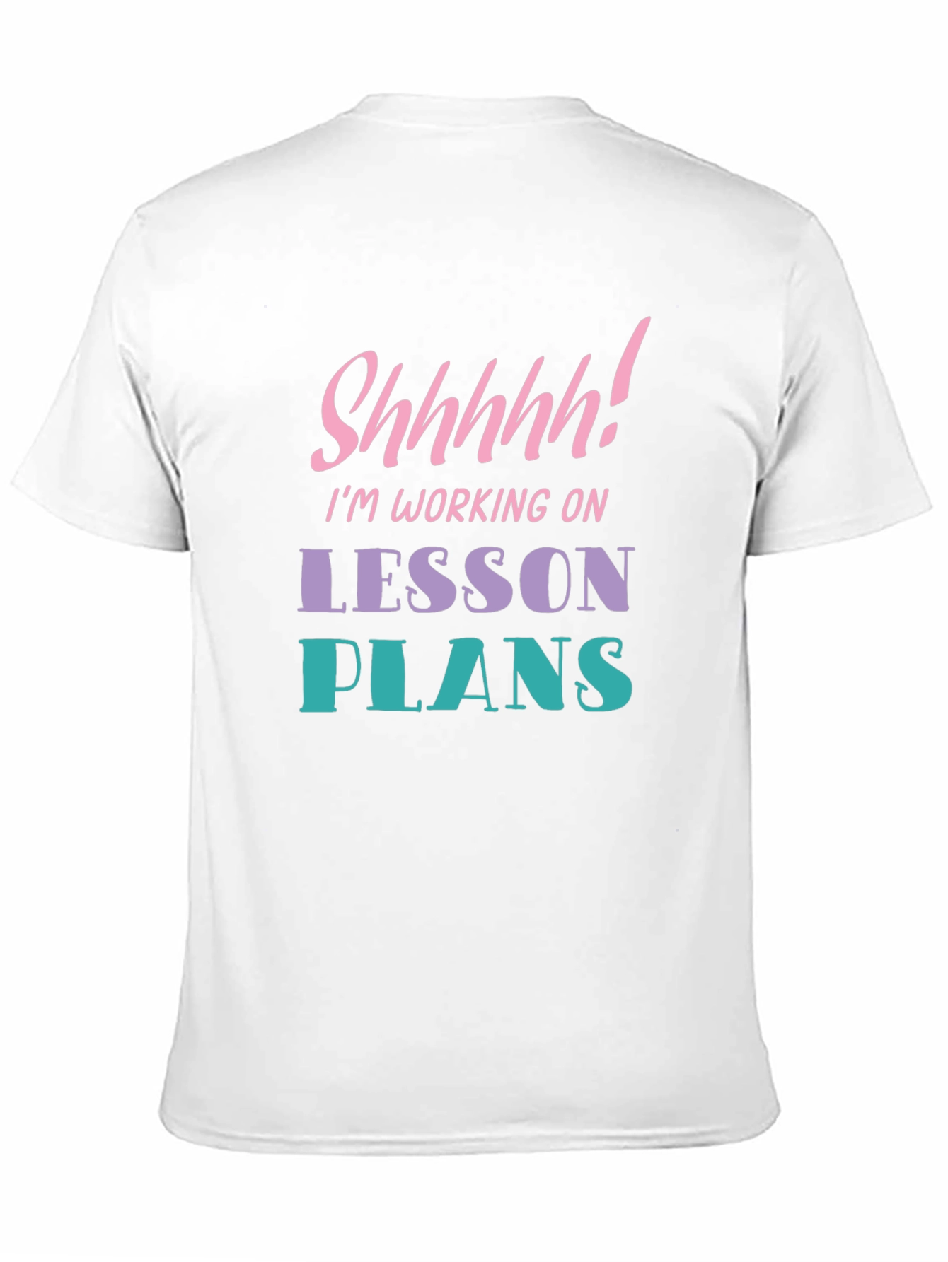 Black Funny Teacher T-Shirt - Lesson Plans view 11
