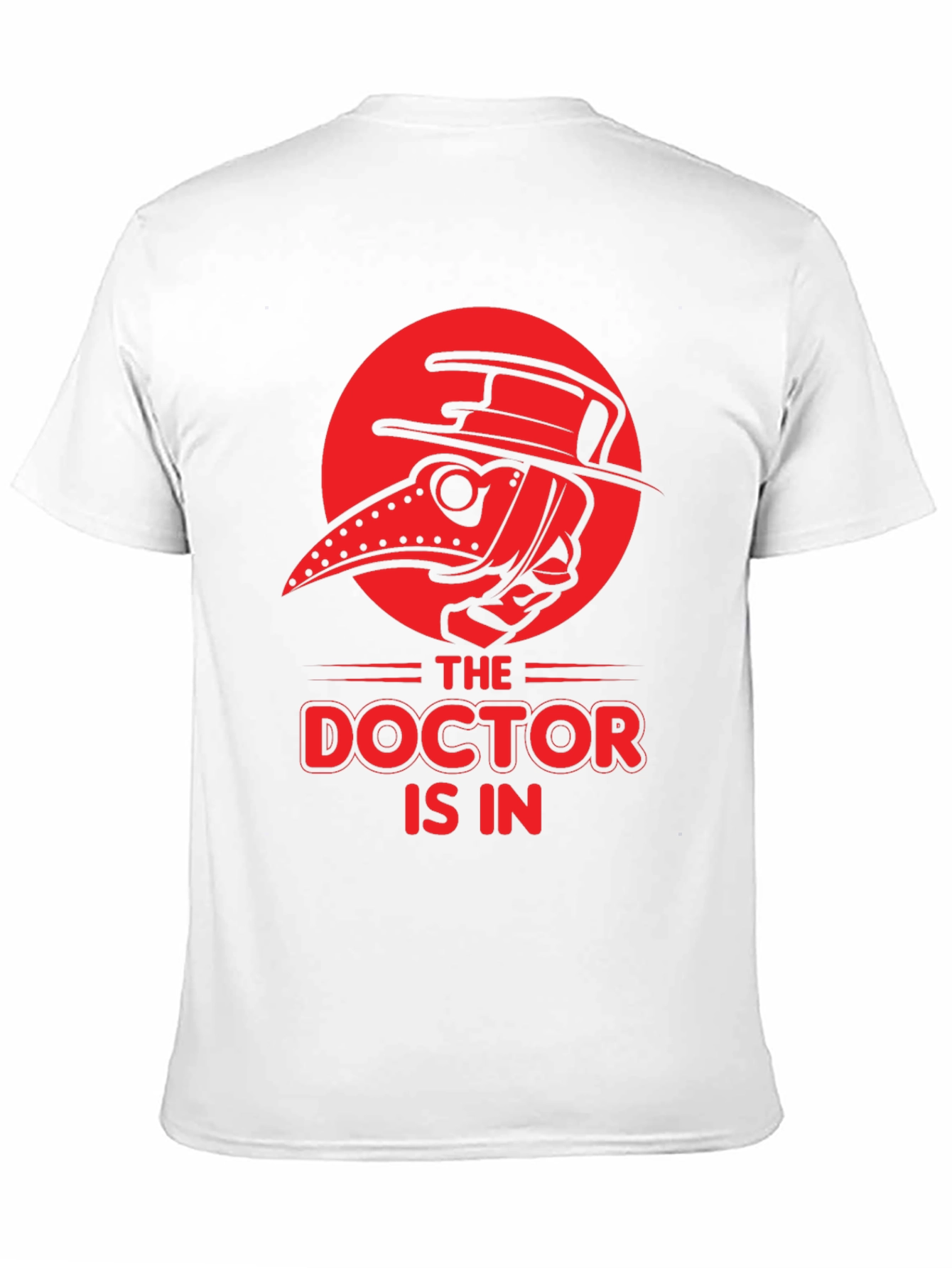 Black Plague Doctor Graphic Tee - The Doctor Is In view 11