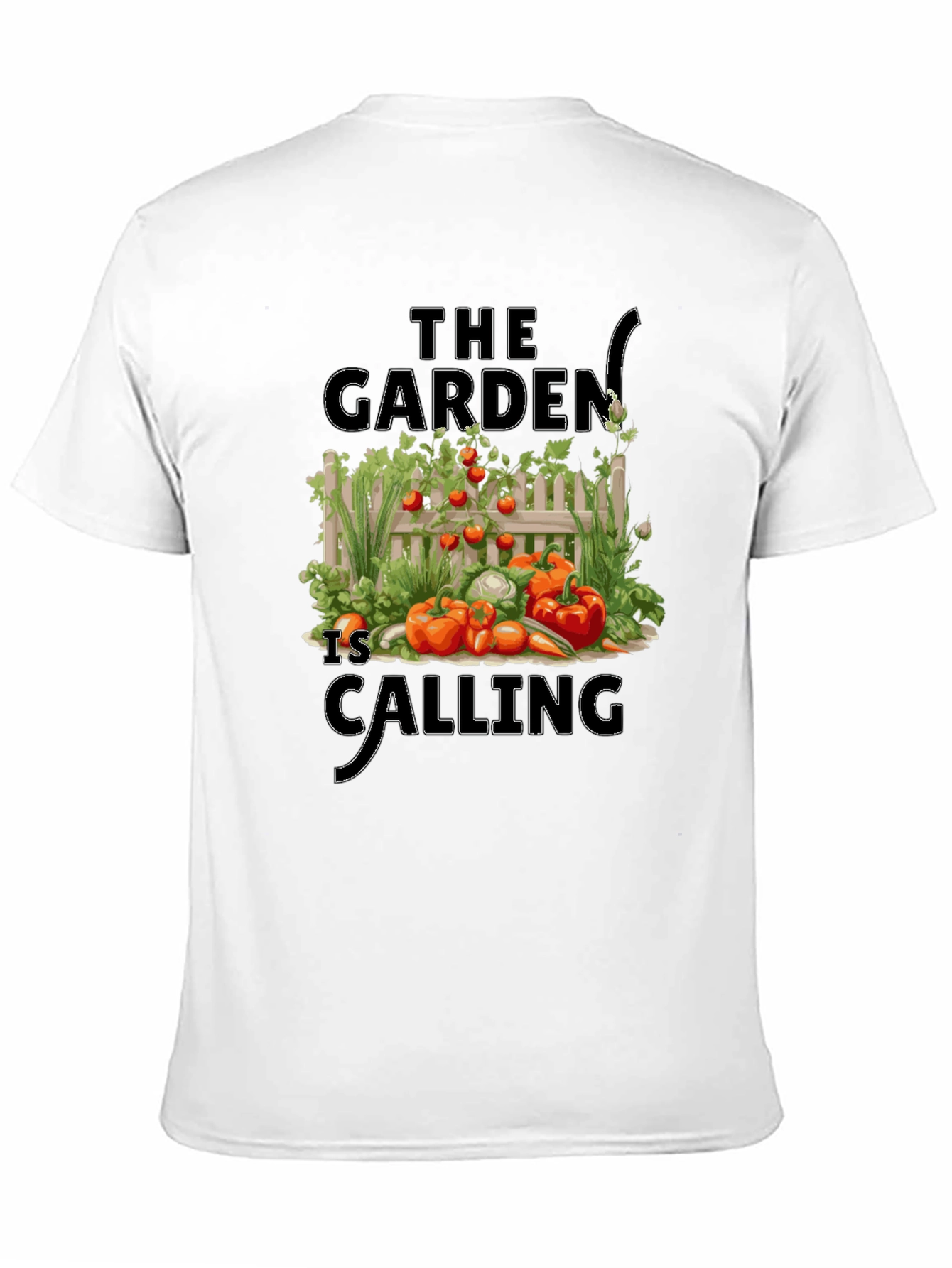 Black The Garden is Calling T-Shirt view 11