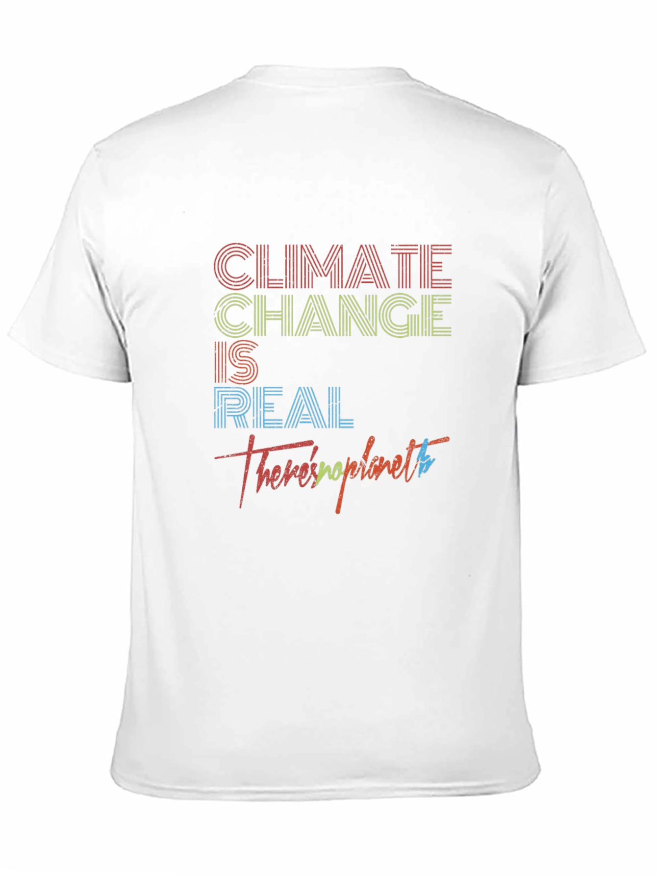 Black Climate Change is Real Graphic T-Shirt view 11