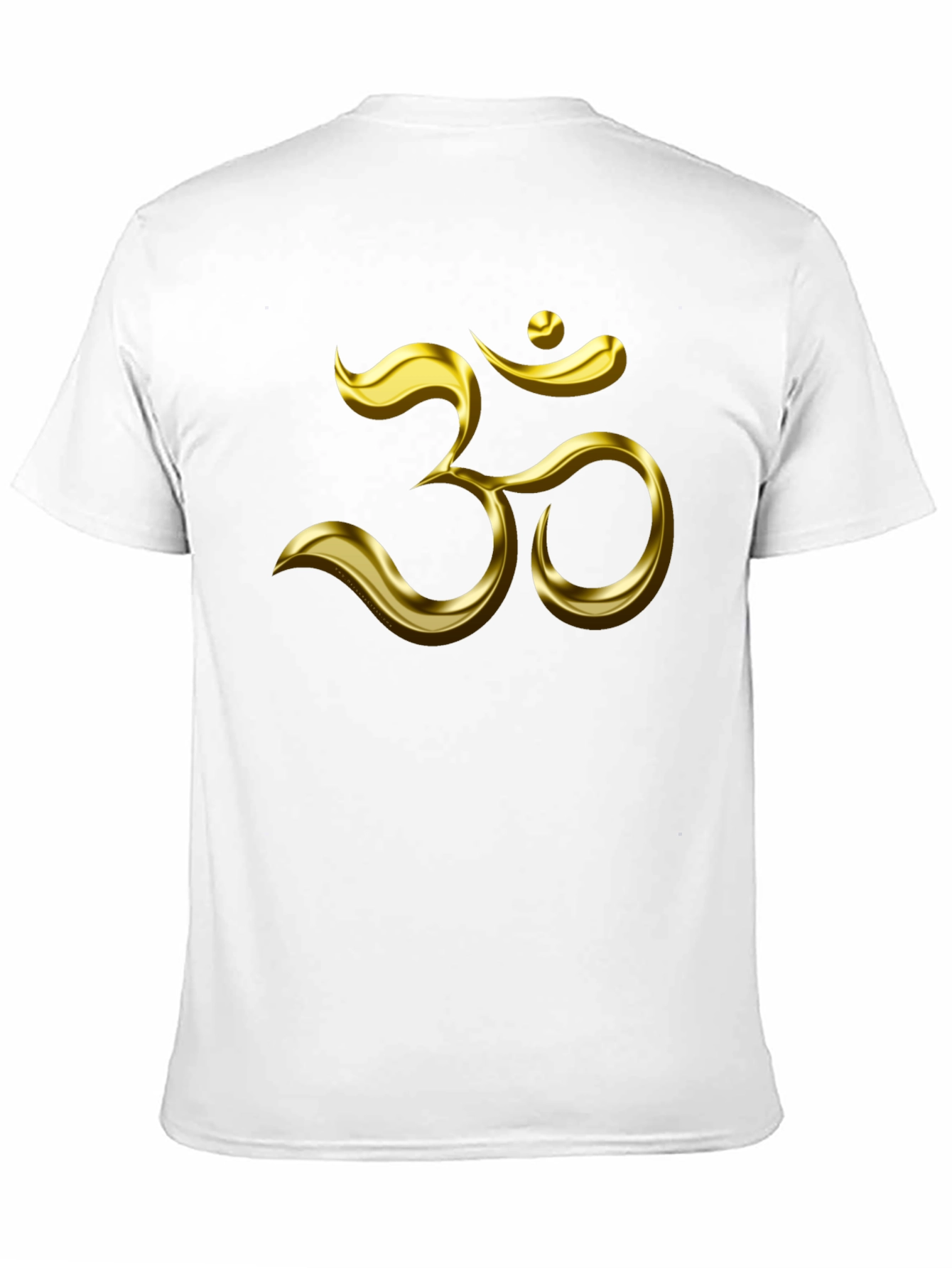 Black Om Symbol Black T-Shirt view 11