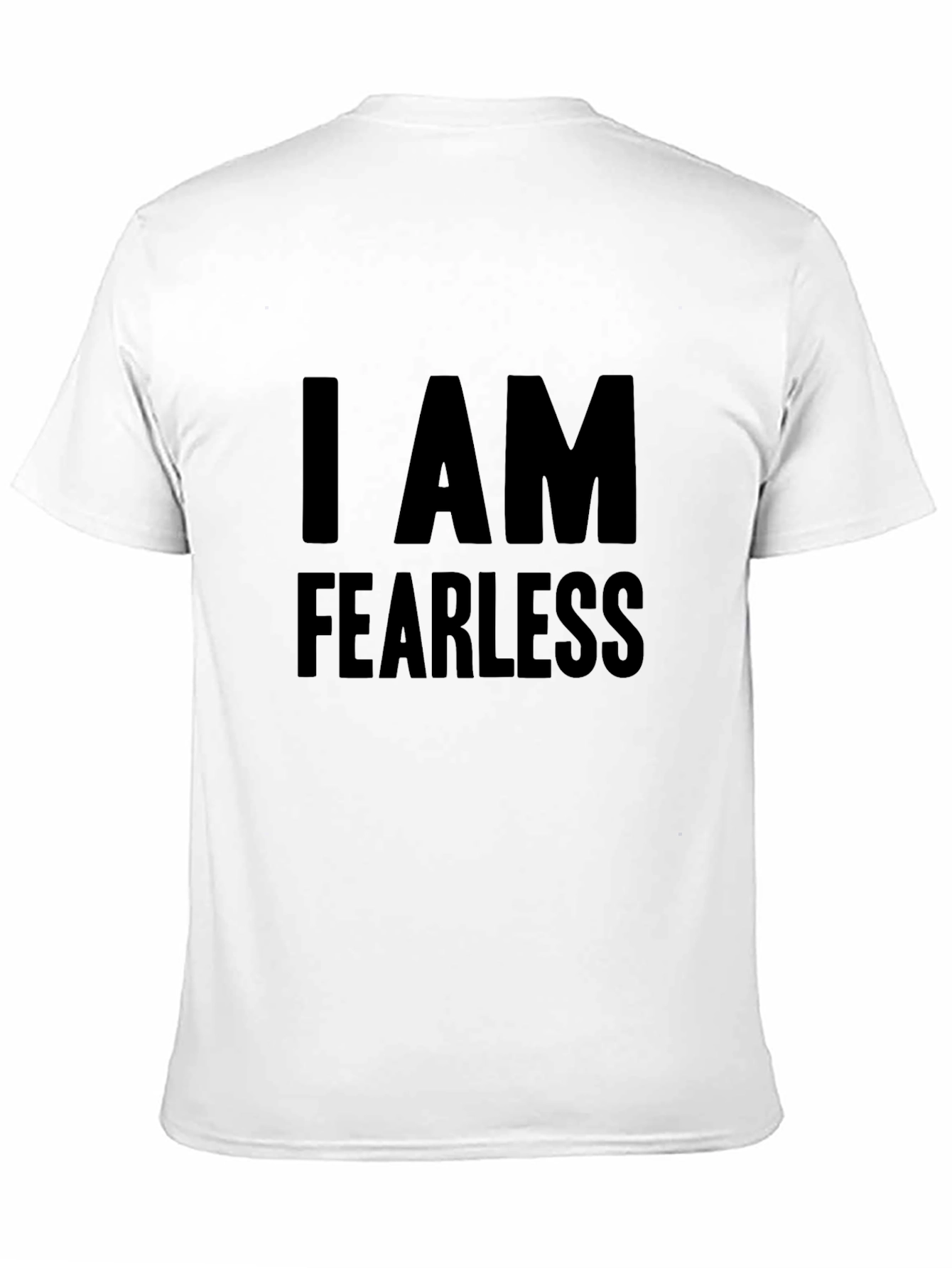 Black I AM FEARLESS Graphic Tee view 11
