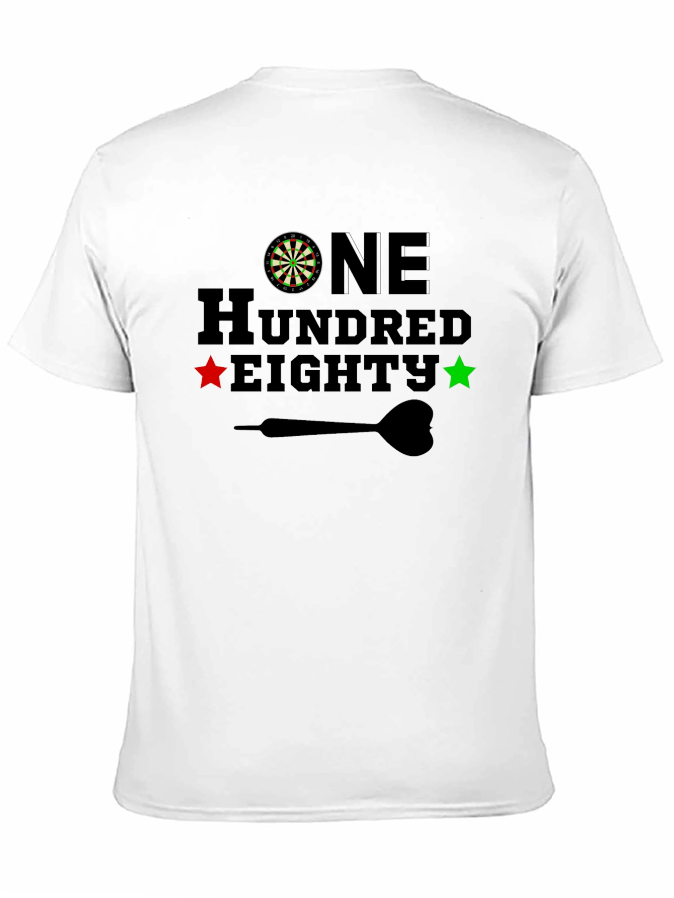 Black One Hundred Eighty Darts T-Shirt view 11