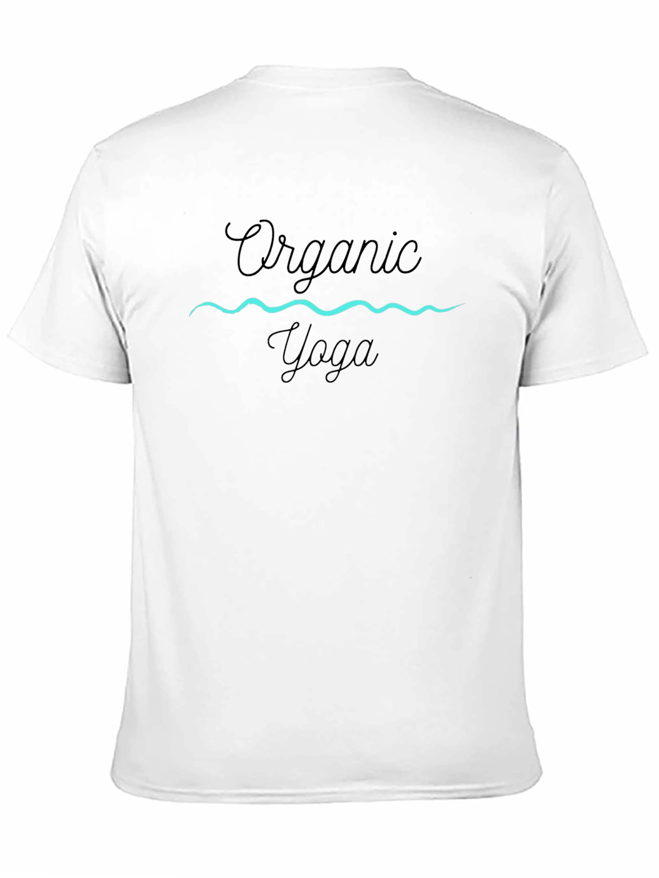Black Organic Yoga Graphic Tee - Black view 11