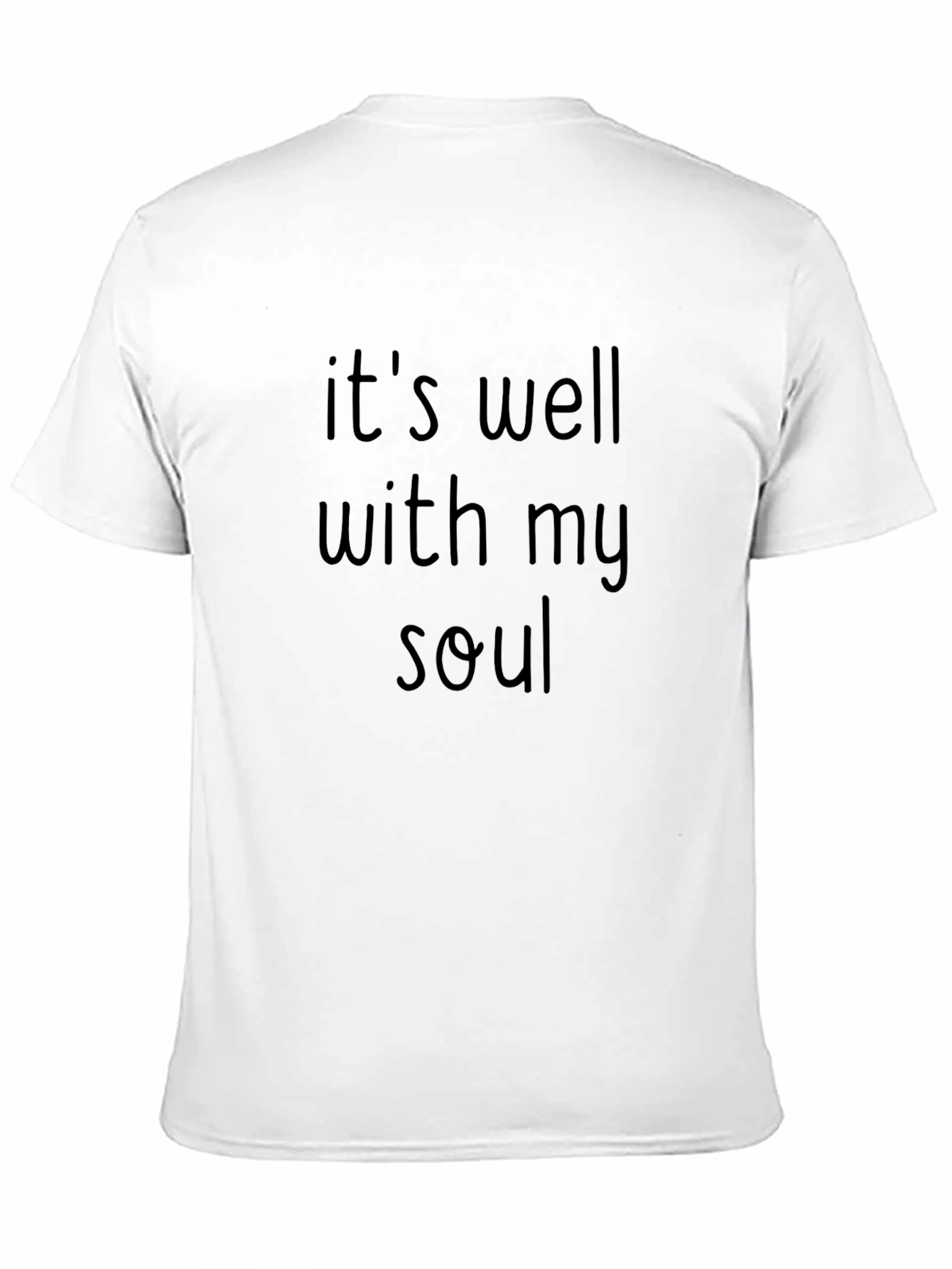 Black It Is Well With My Soul Black T-Shirt view 11