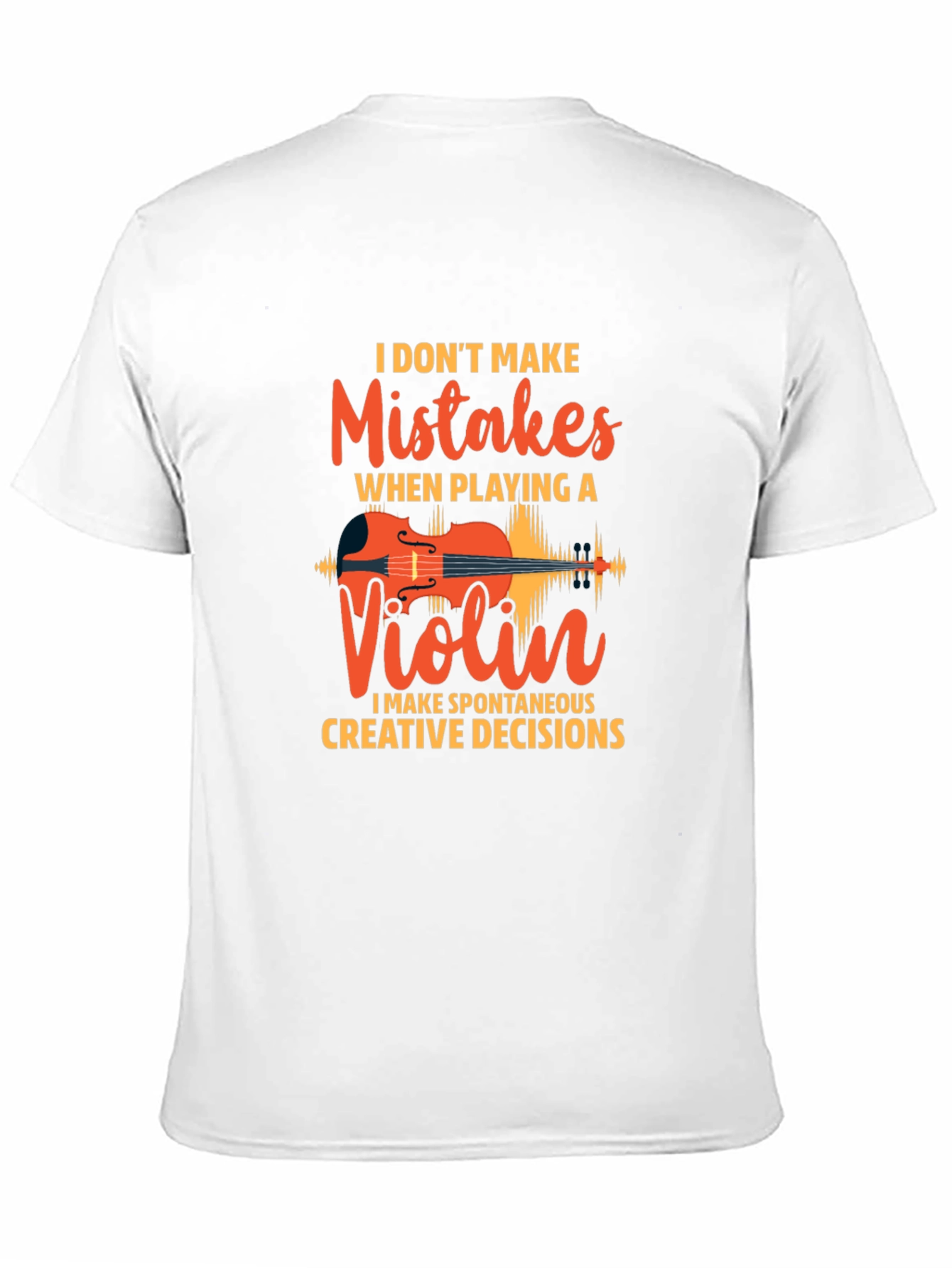 Black Violin Player T-Shirt - Humorous Music Lover Tee view 11