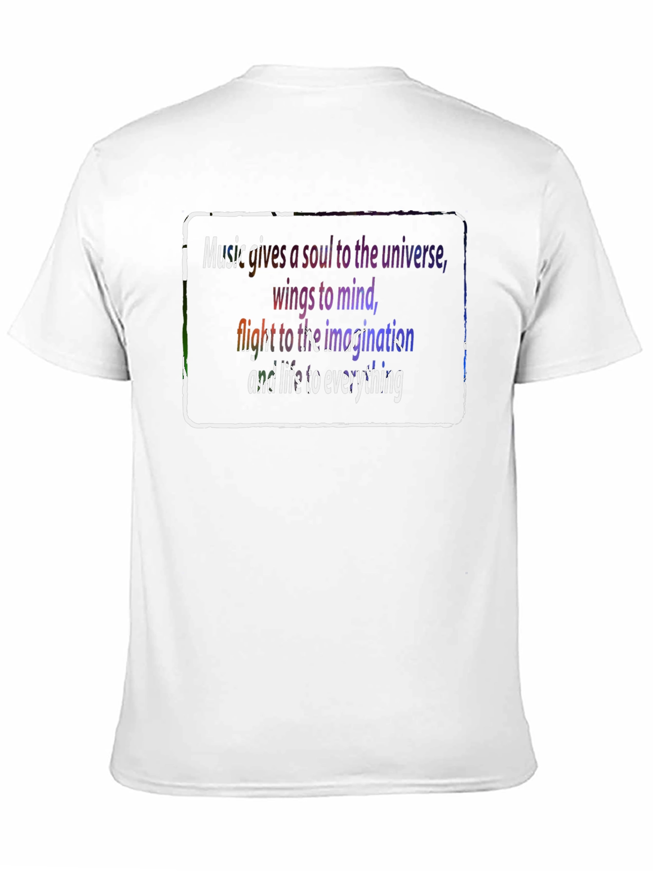 Black Music Quote T-Shirt: Soul, Mind, Imagination, Life view 11