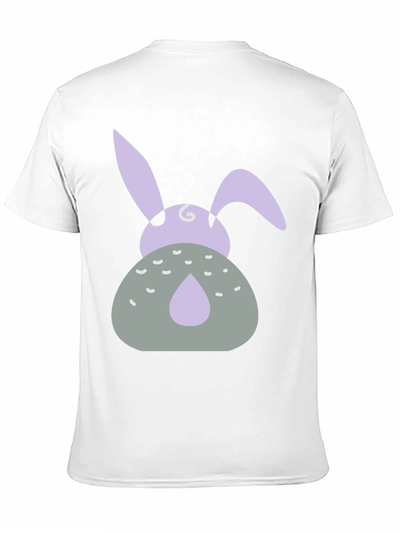 Black Easter Bunny Graphic Tee - Black view 11