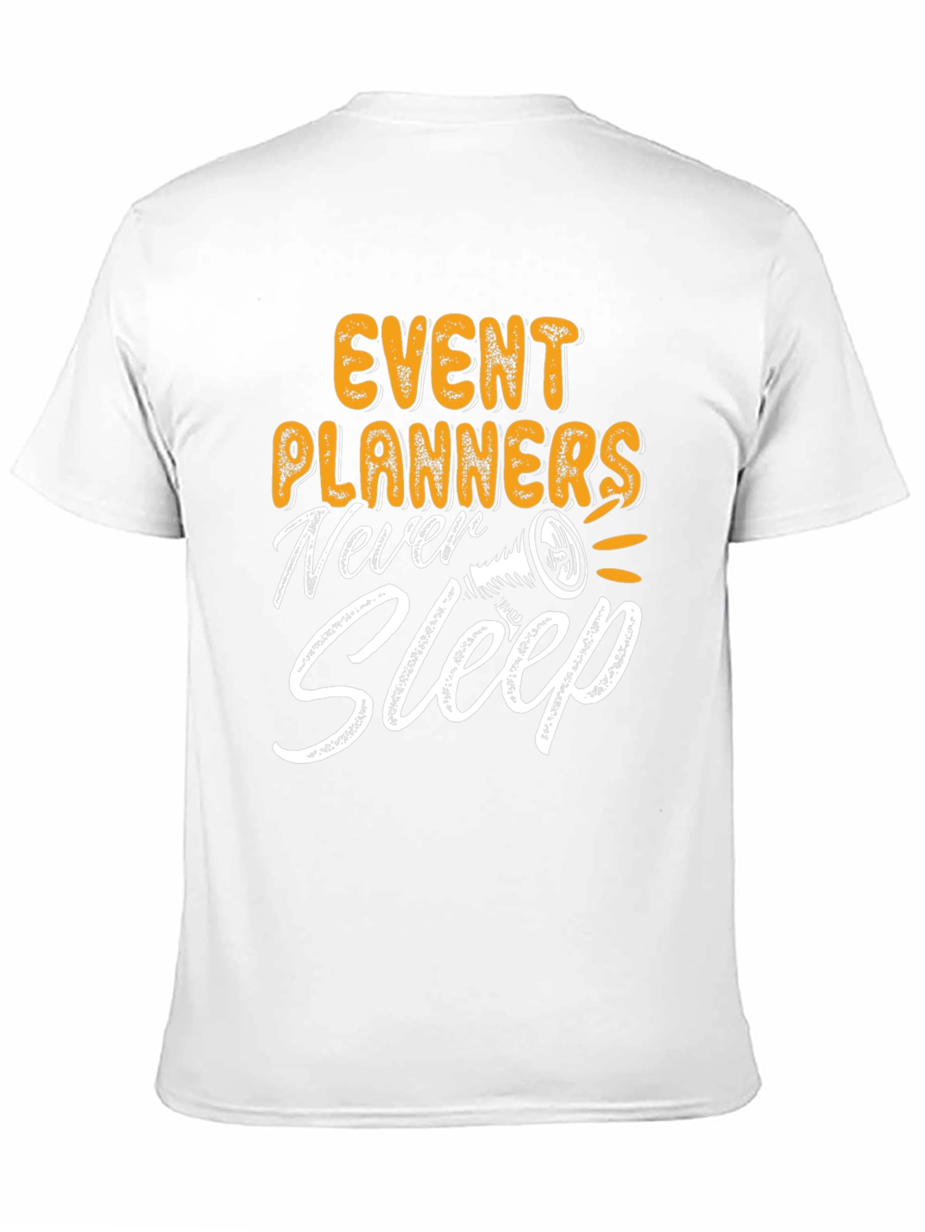 Black Event Planners Never Sleep Graphic T-Shirt view 11