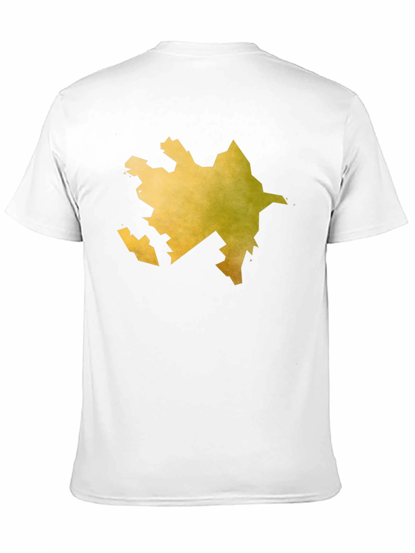 Black Azerbaijan Map T-Shirt - Black Tee view 11