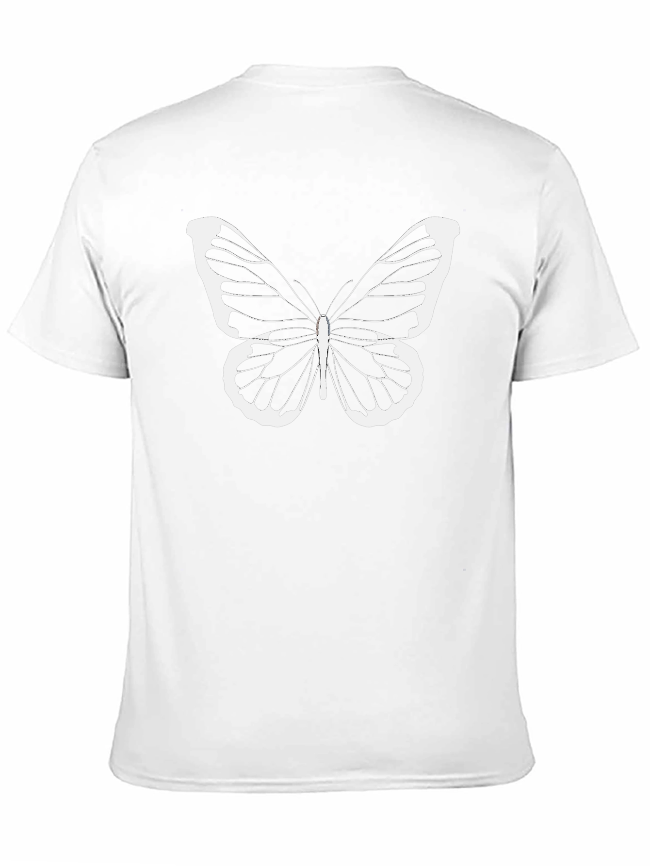 Black Black Butterfly Graphic Tee - Stylish Men's Casual Shirt view 11