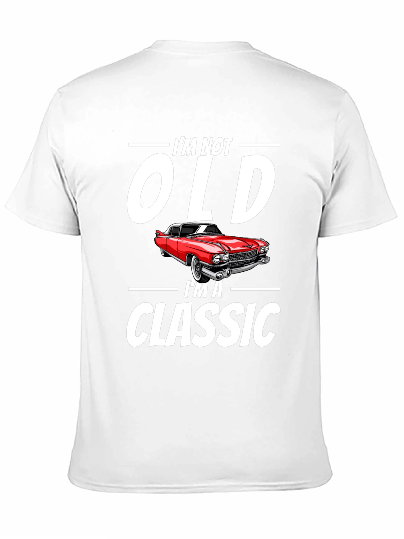 Black I'm Not Old I'm A Classic Car Graphic T-Shirt view 11