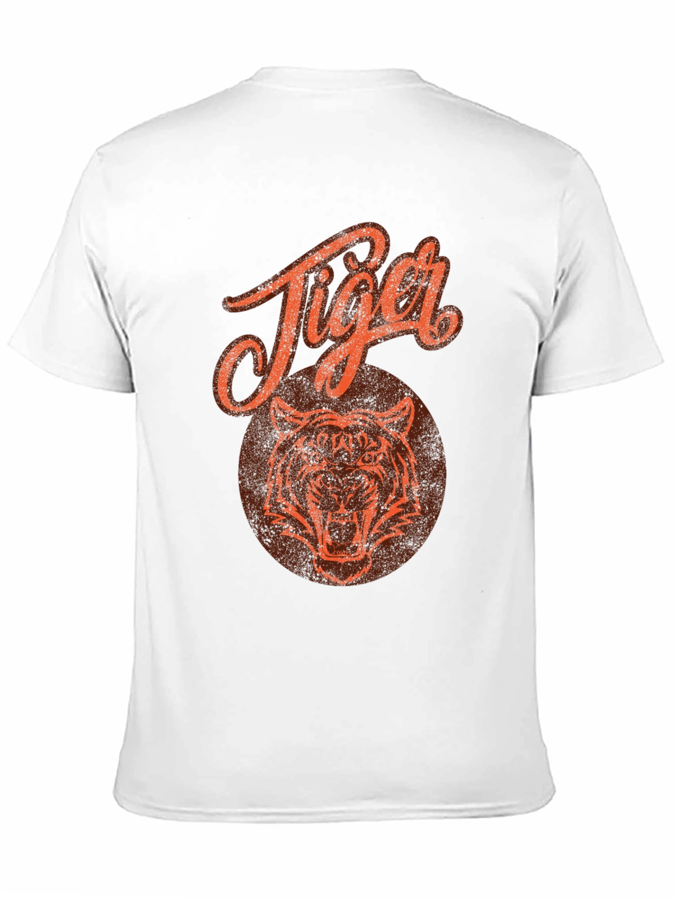 Black Tiger Graphic Print Black T-Shirt view 11