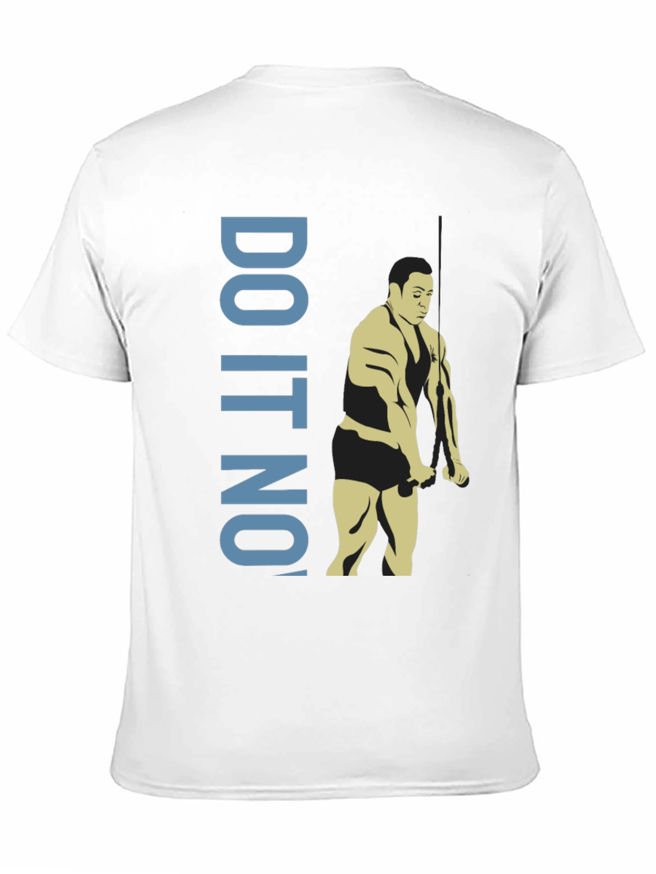 Black Do It Now Graphic Tee - Motivation Gym Shirt view 11