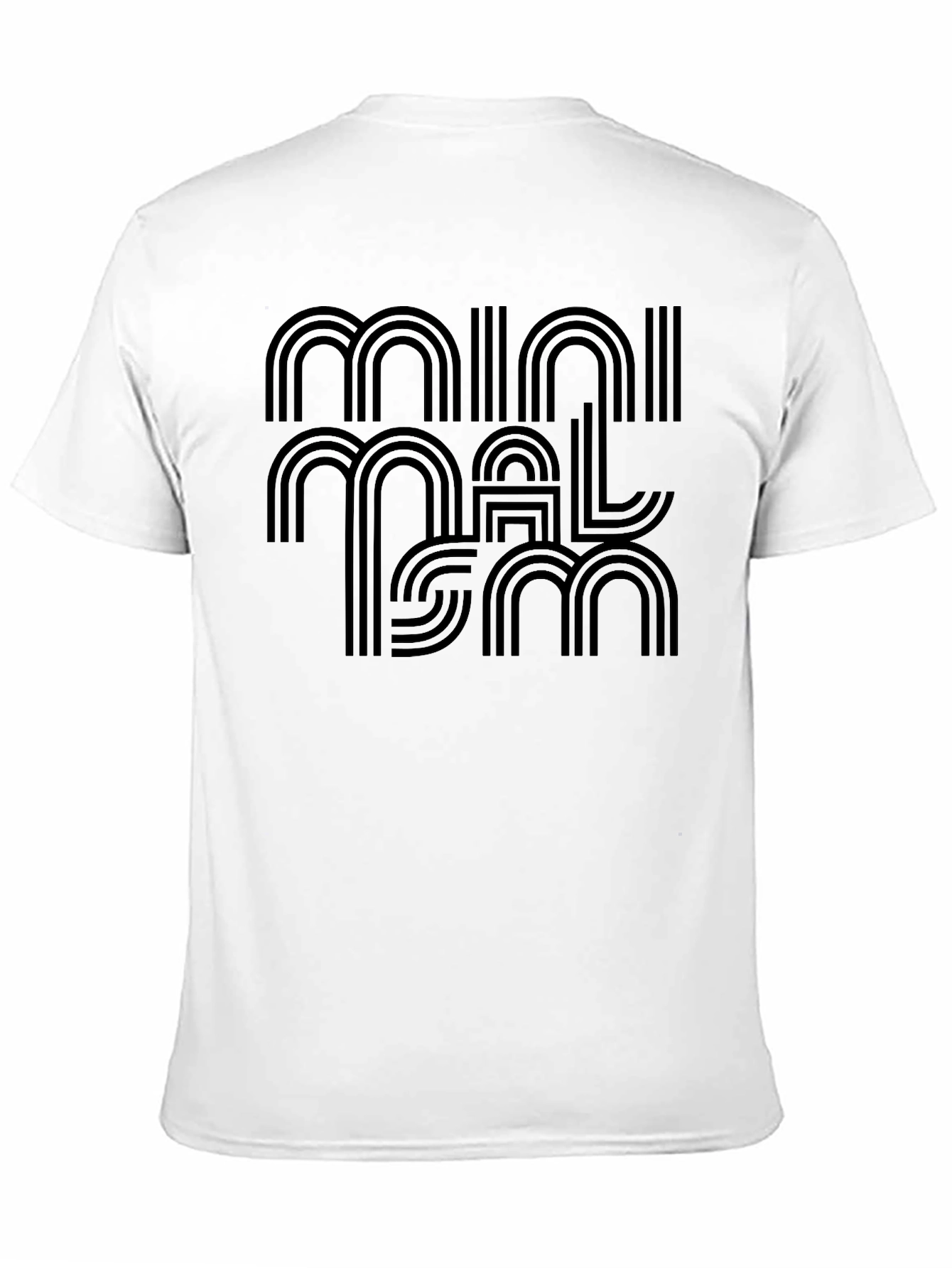 Black Minimalist Graphic Tee - Stylish Black T-Shirt view 11