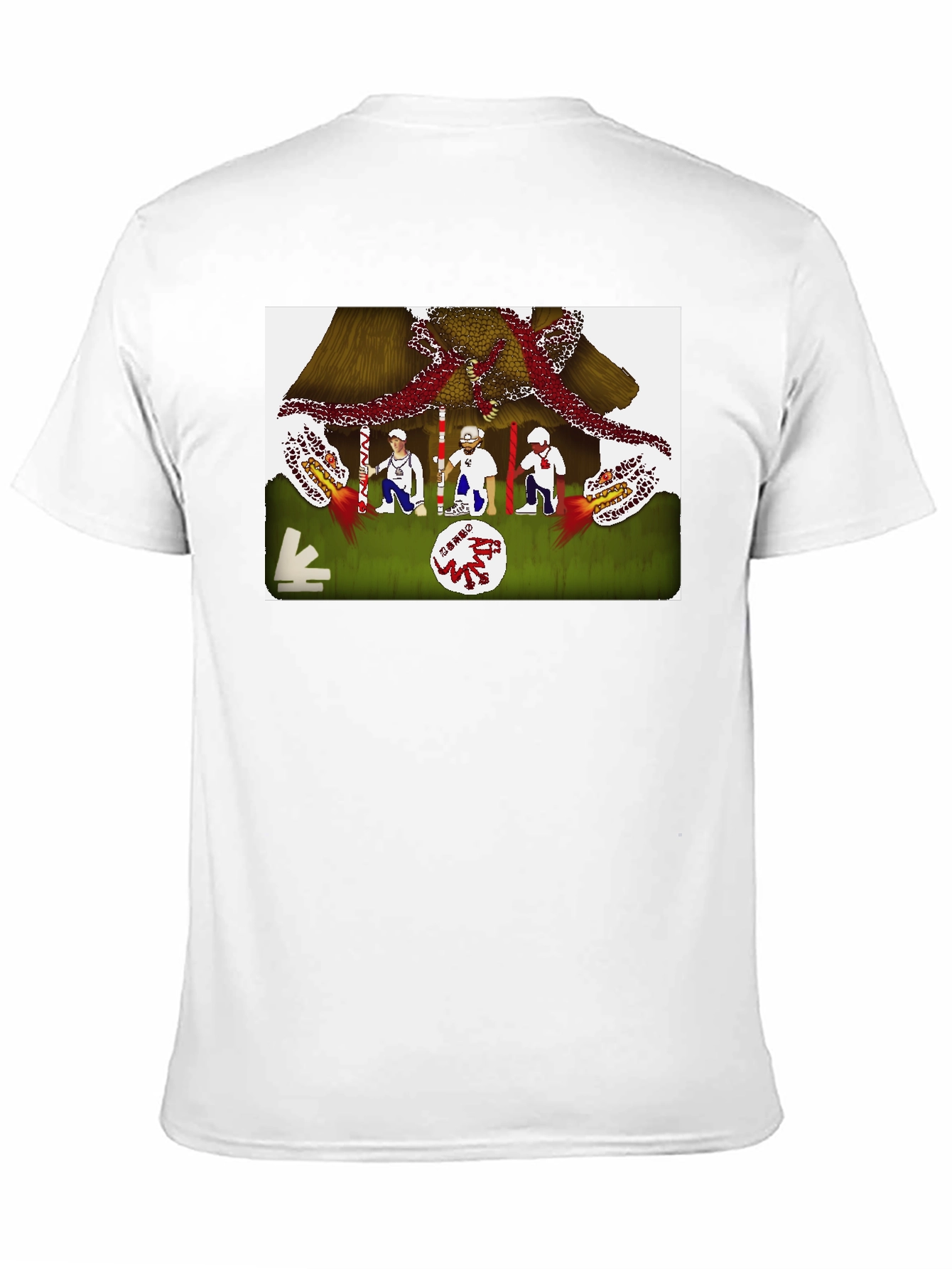 Black Novelty Graphic Tee - Unique Artistic Design view 11