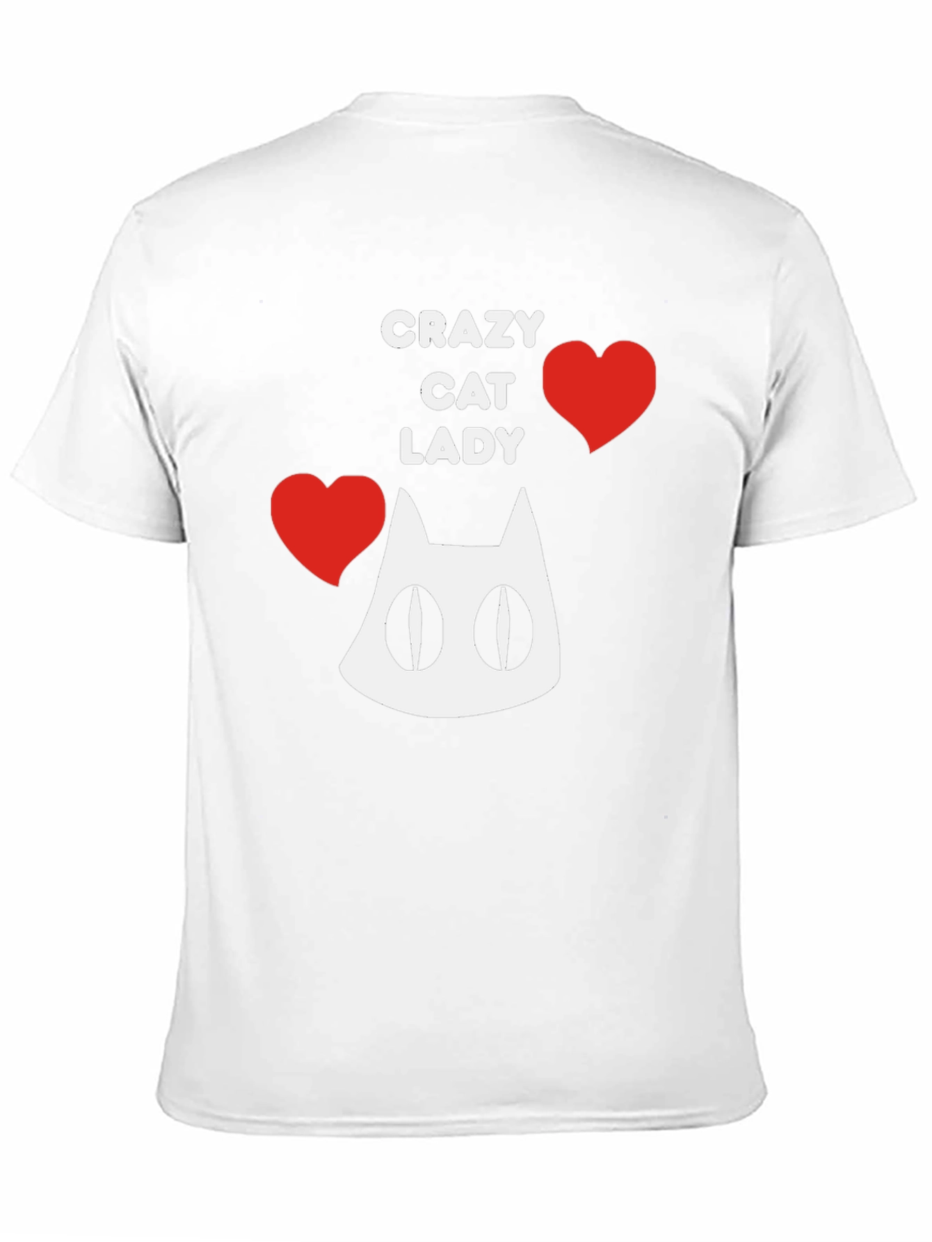 Black Crazy Cat Lady T-Shirt - Fun Novelty Tee view 11