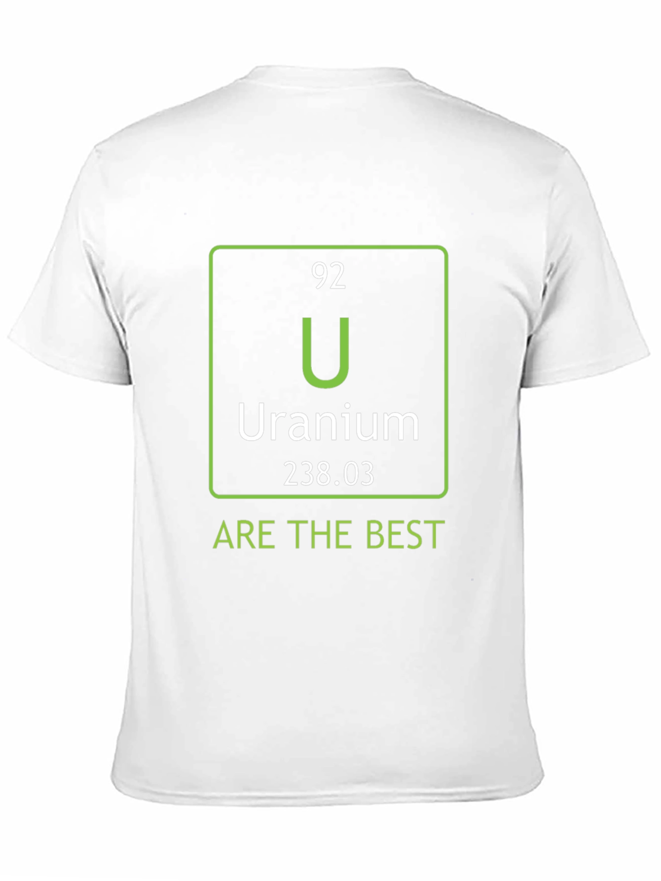 Black Uranium Periodic Table T-Shirt - Funny Science Tee view 11