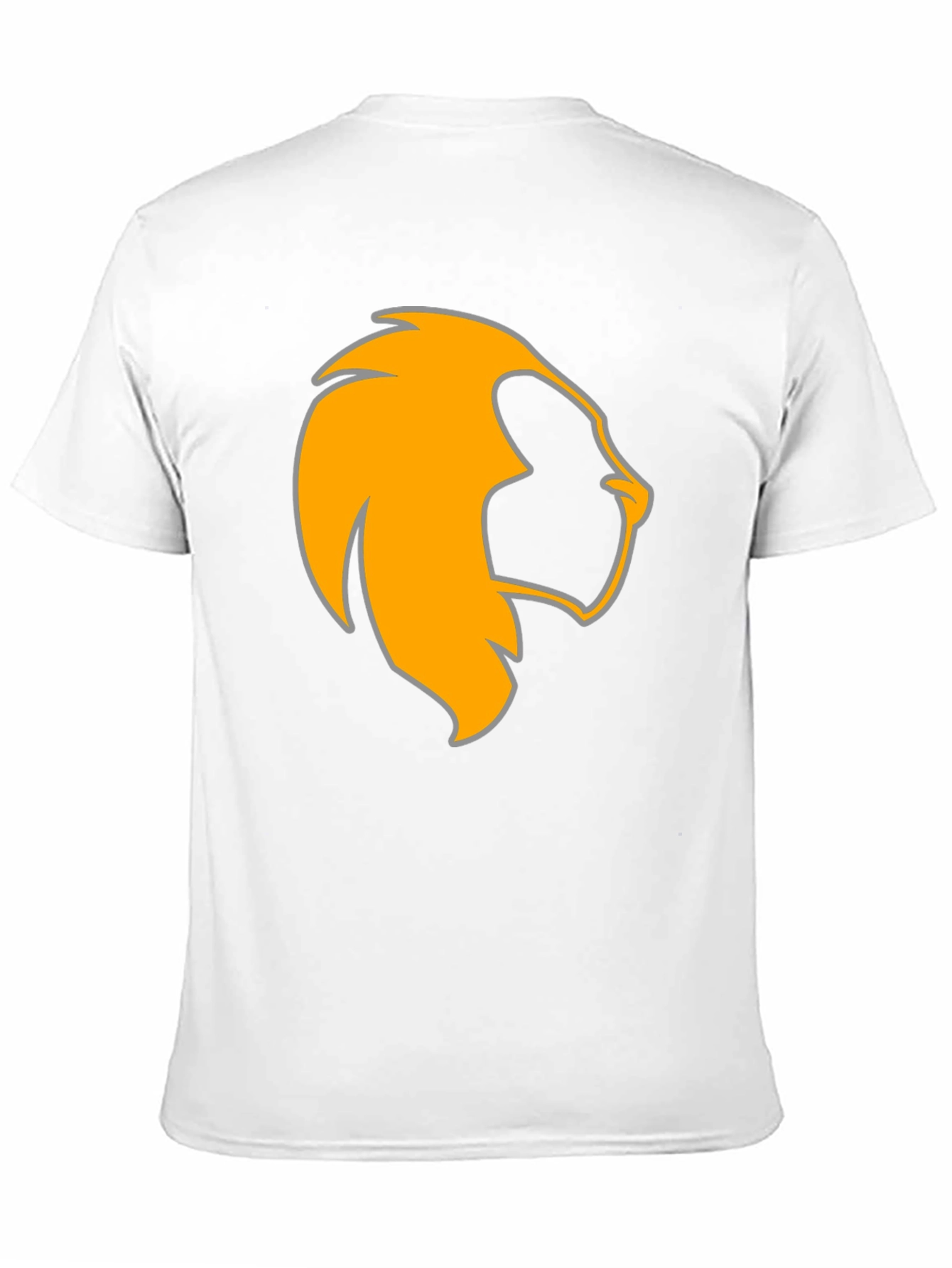 Black Lion Head Graphic Black Tee - Bold & Stylish view 11