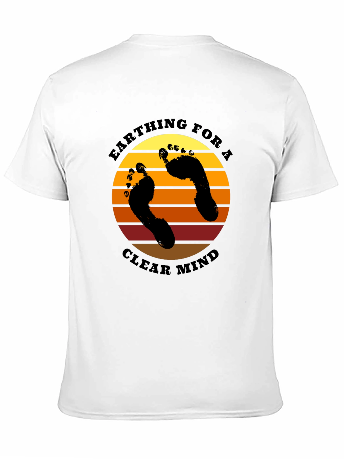 Black Earthing Clear Mind Black Graphic Tee view 11