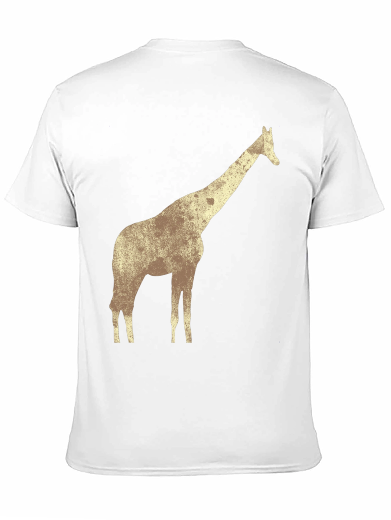 Black Giraffe Graphic Tee - Men's Black T-Shirt view 11