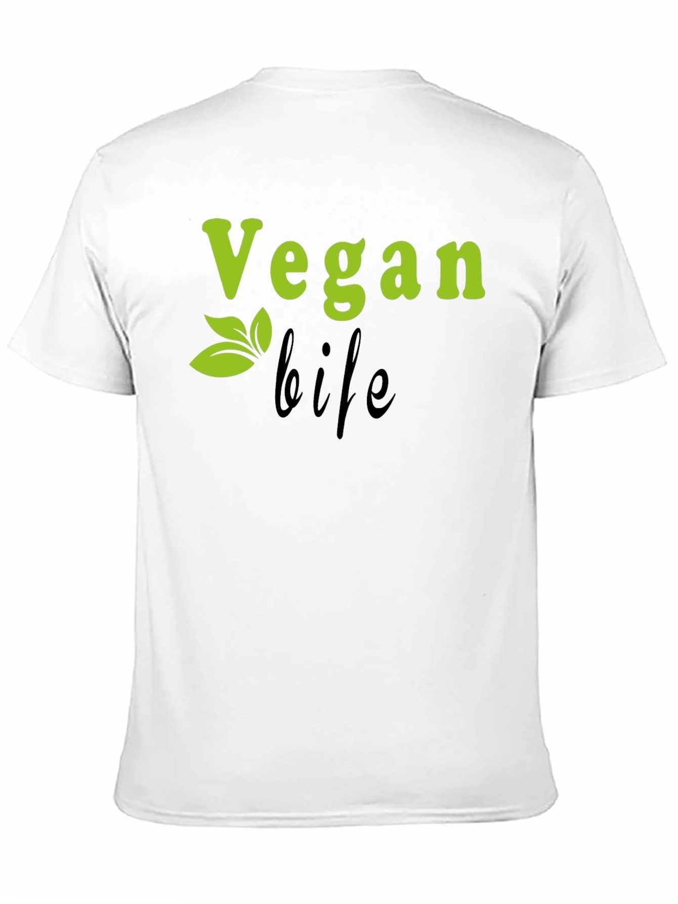 Black Vegan Life Black T-Shirt view 11