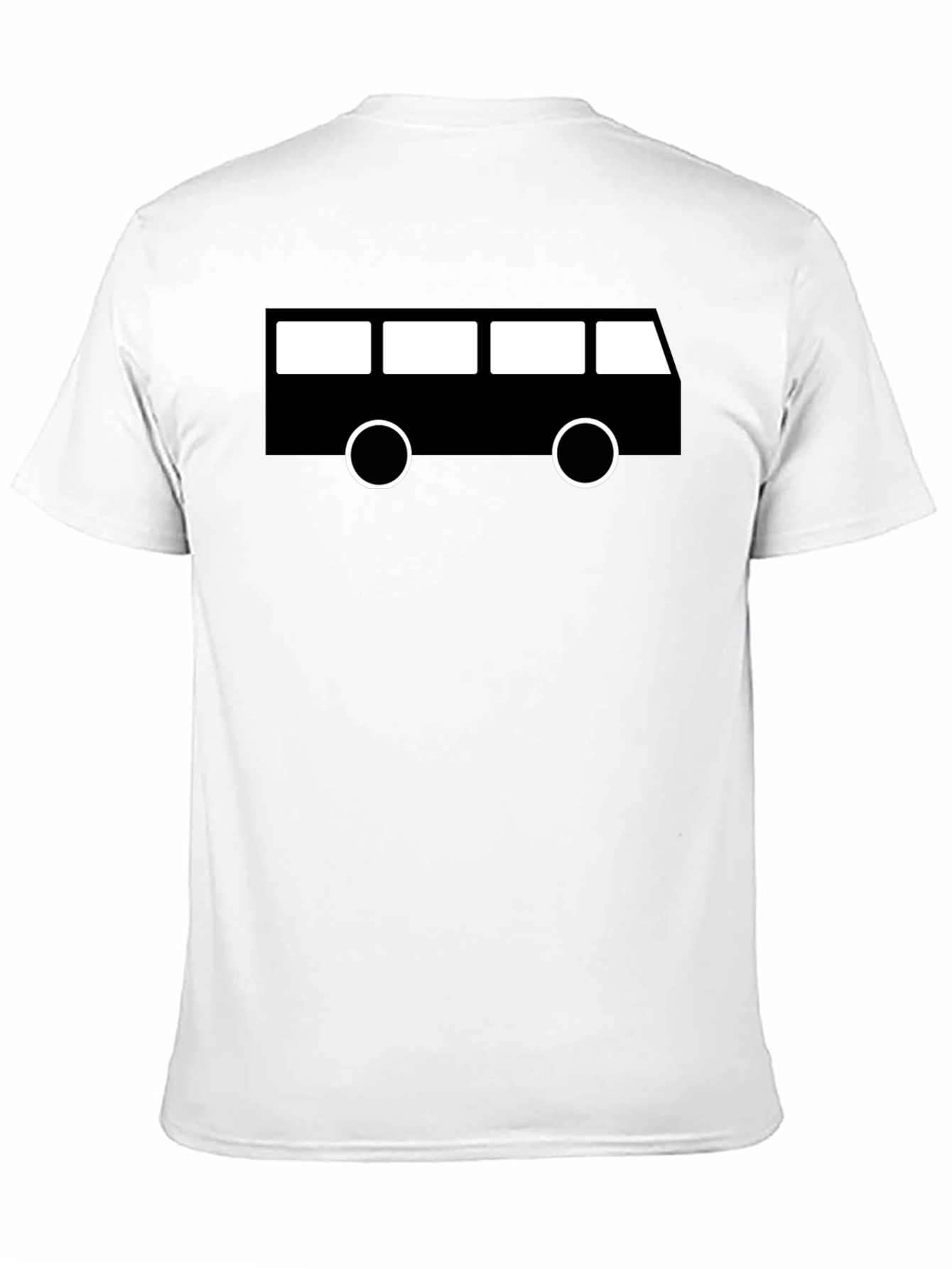 Black Retro Bus Graphic Tee - Black view 11
