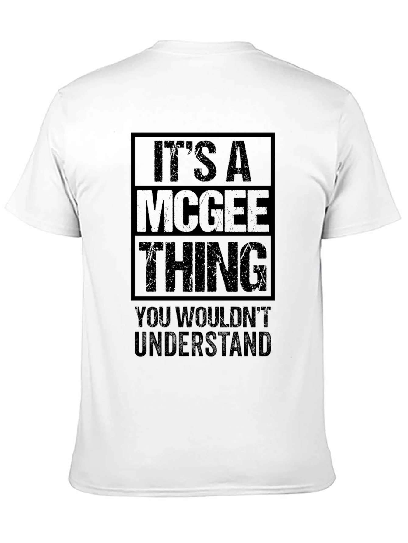 Black It's A Mcgee Thing T-Shirt view 11
