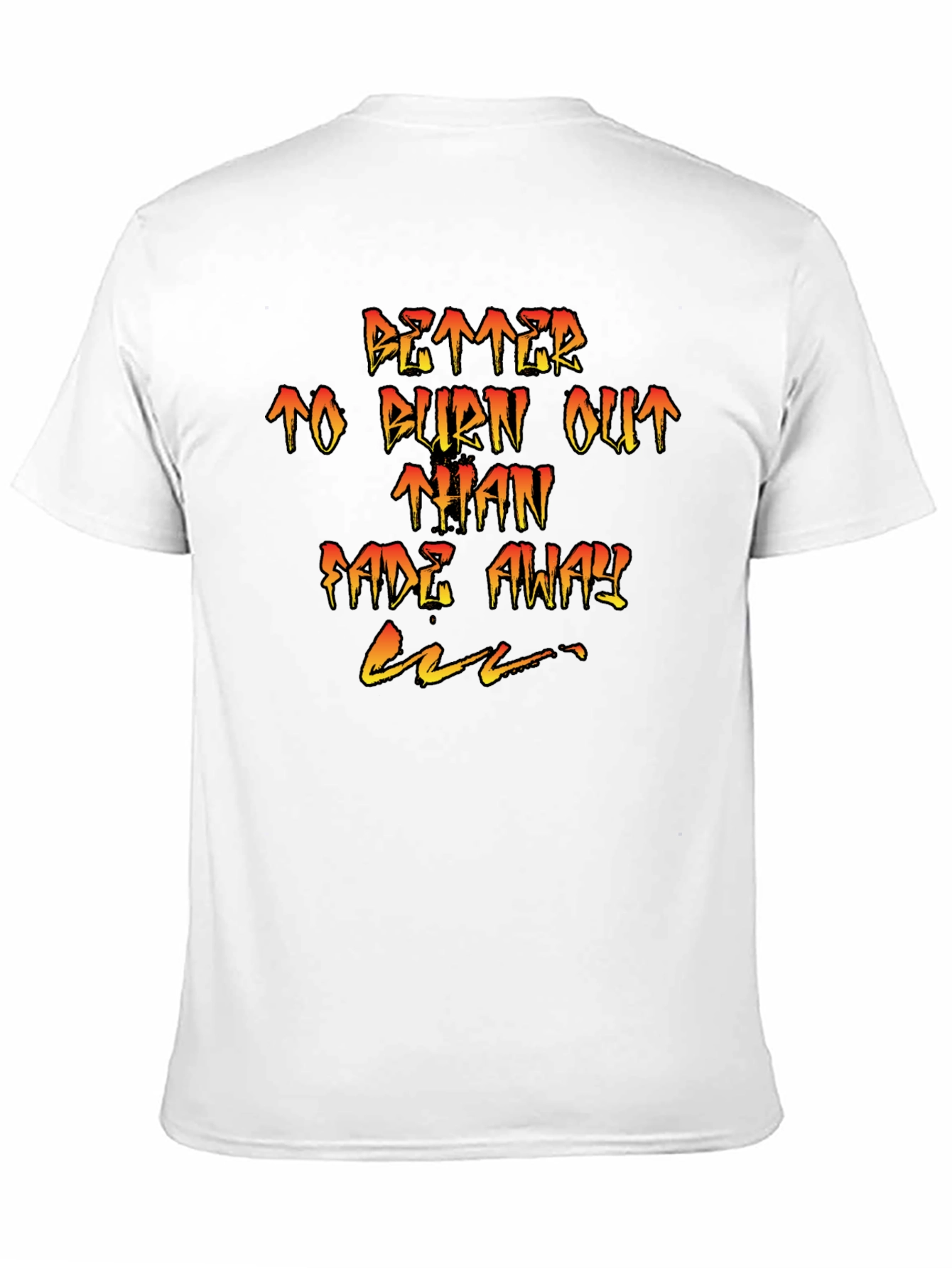 Black Burn Out Tee - Graphic Print T-Shirt view 11