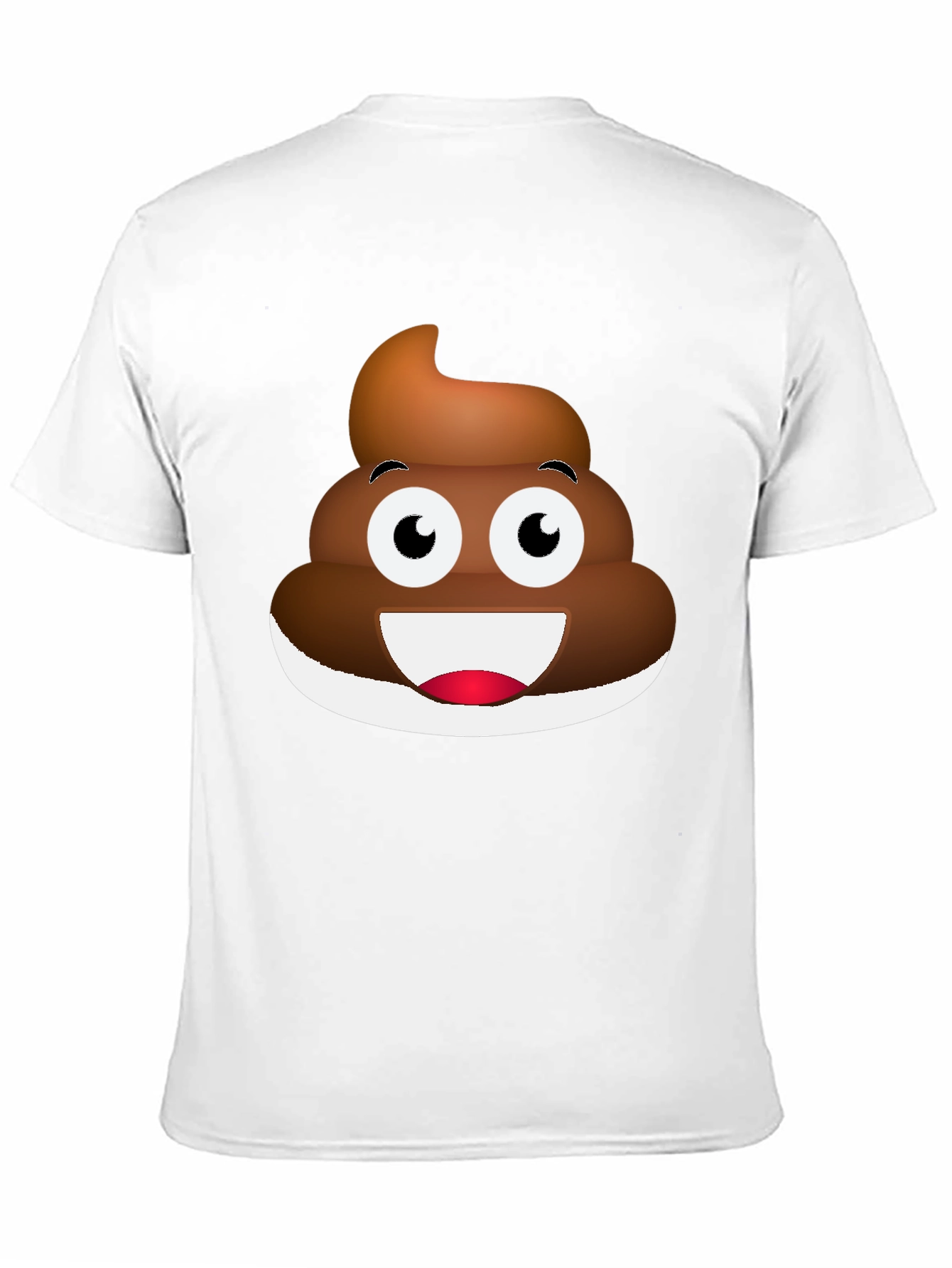 Black Emoji Poop T-Shirt - Funny Casual Tee view 11