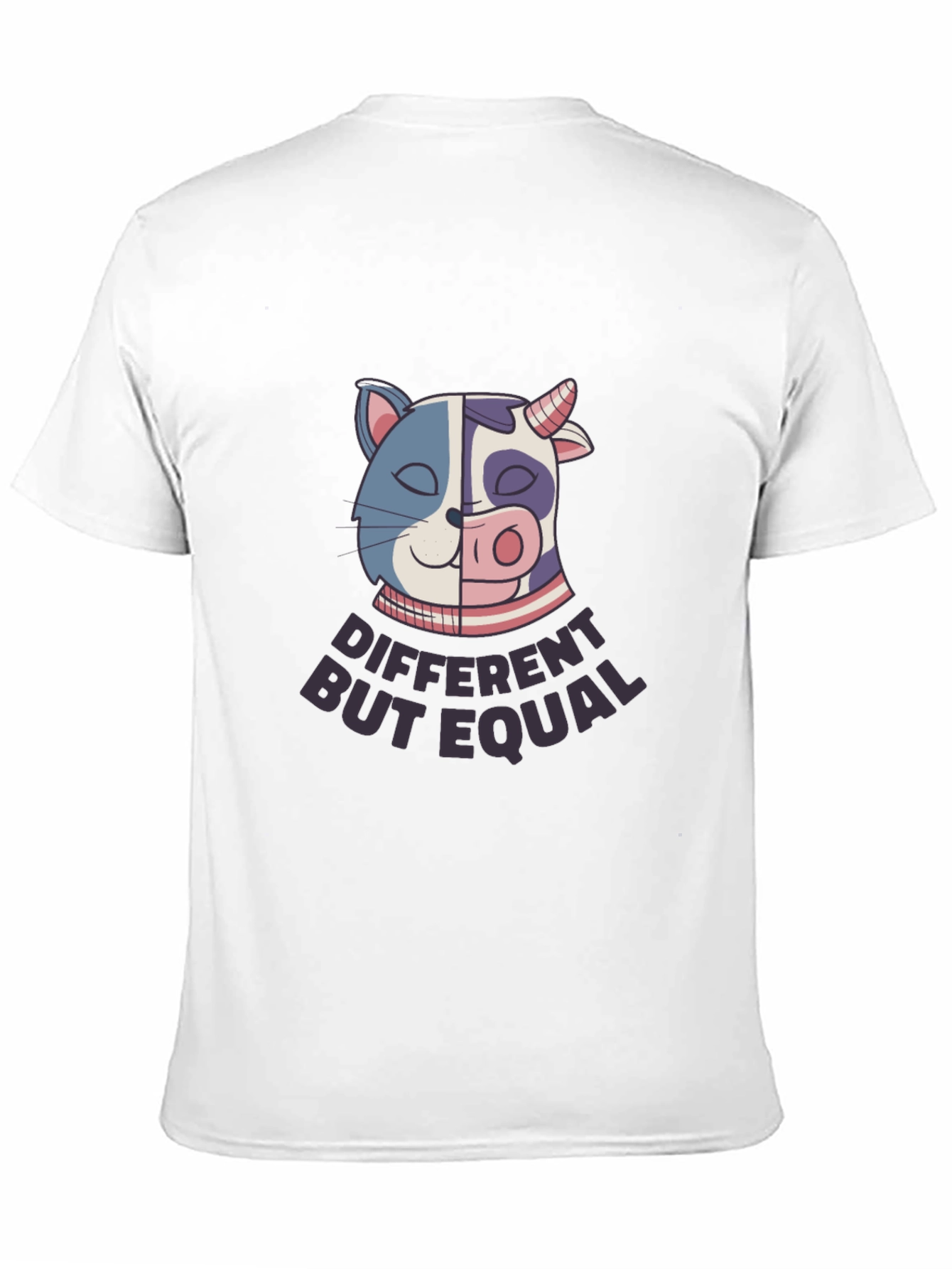 Black Different But Equal Black Graphic Tee view 11