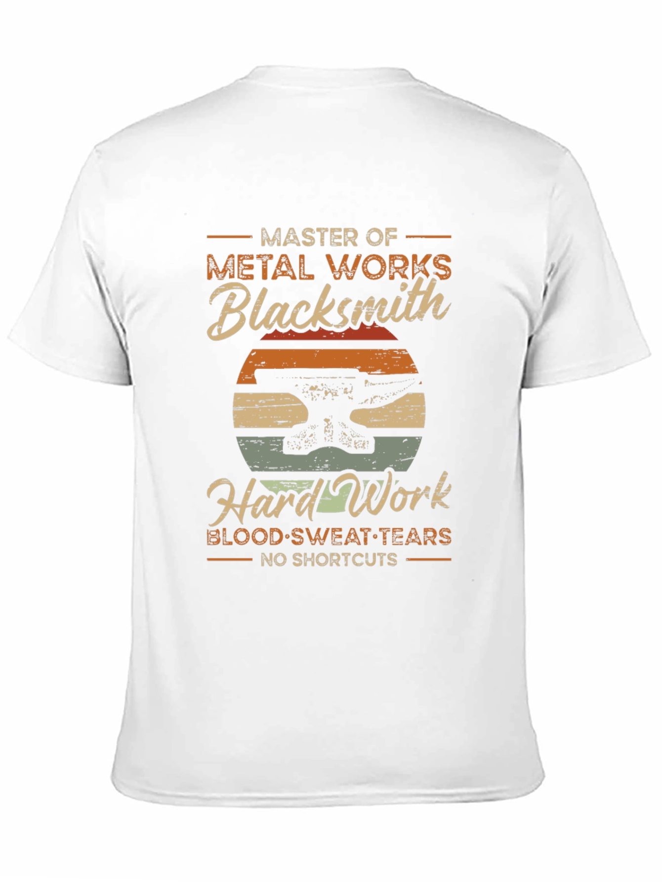 Black Blacksmith Master Metalworks T-Shirt view 11
